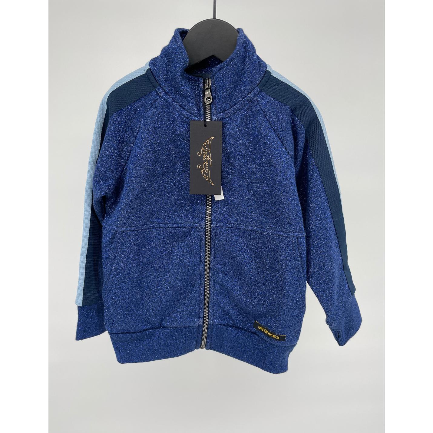 Vest Blauw Glitter Maat 92