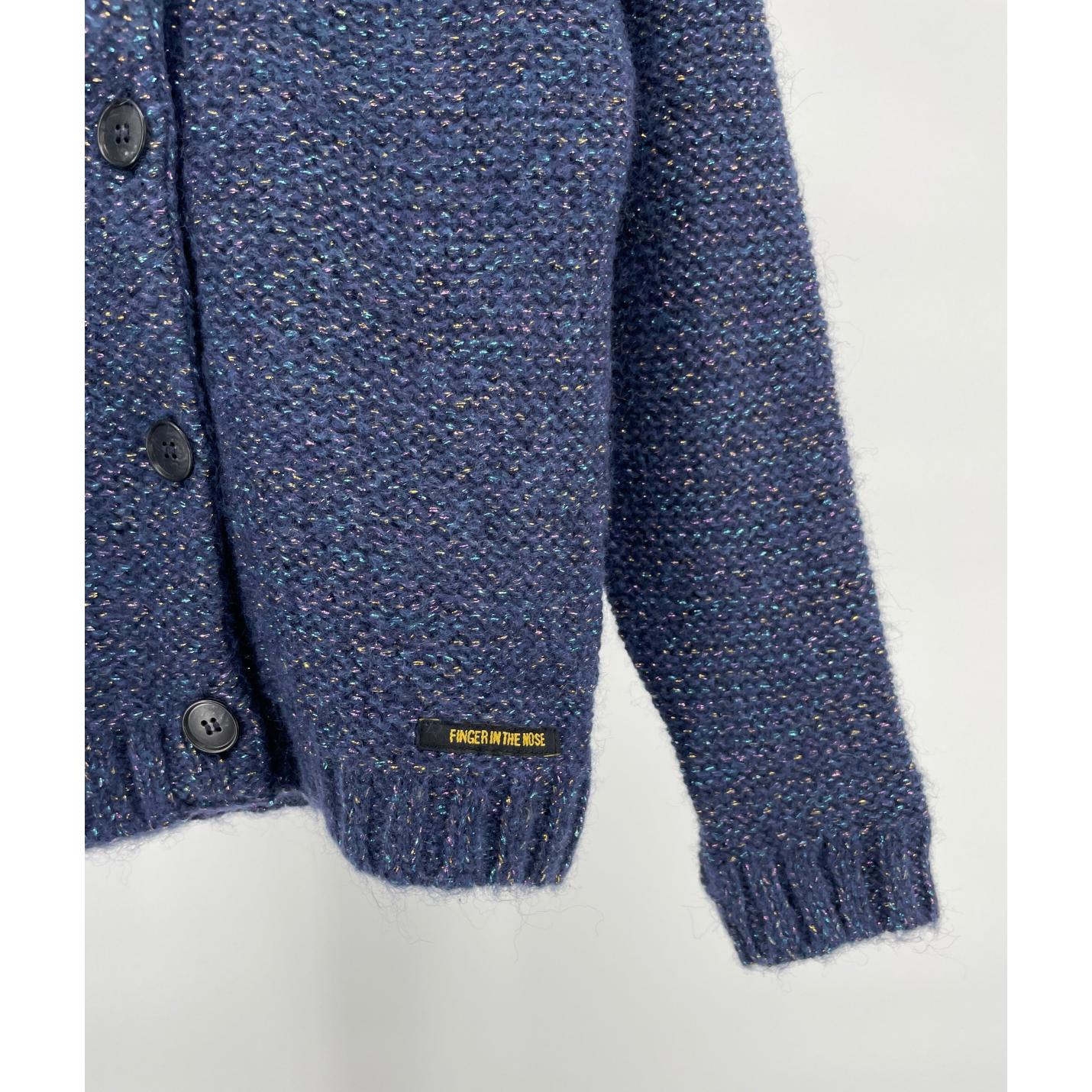 Vest Blauw Glitters Maat 122; Afbeelding: 4