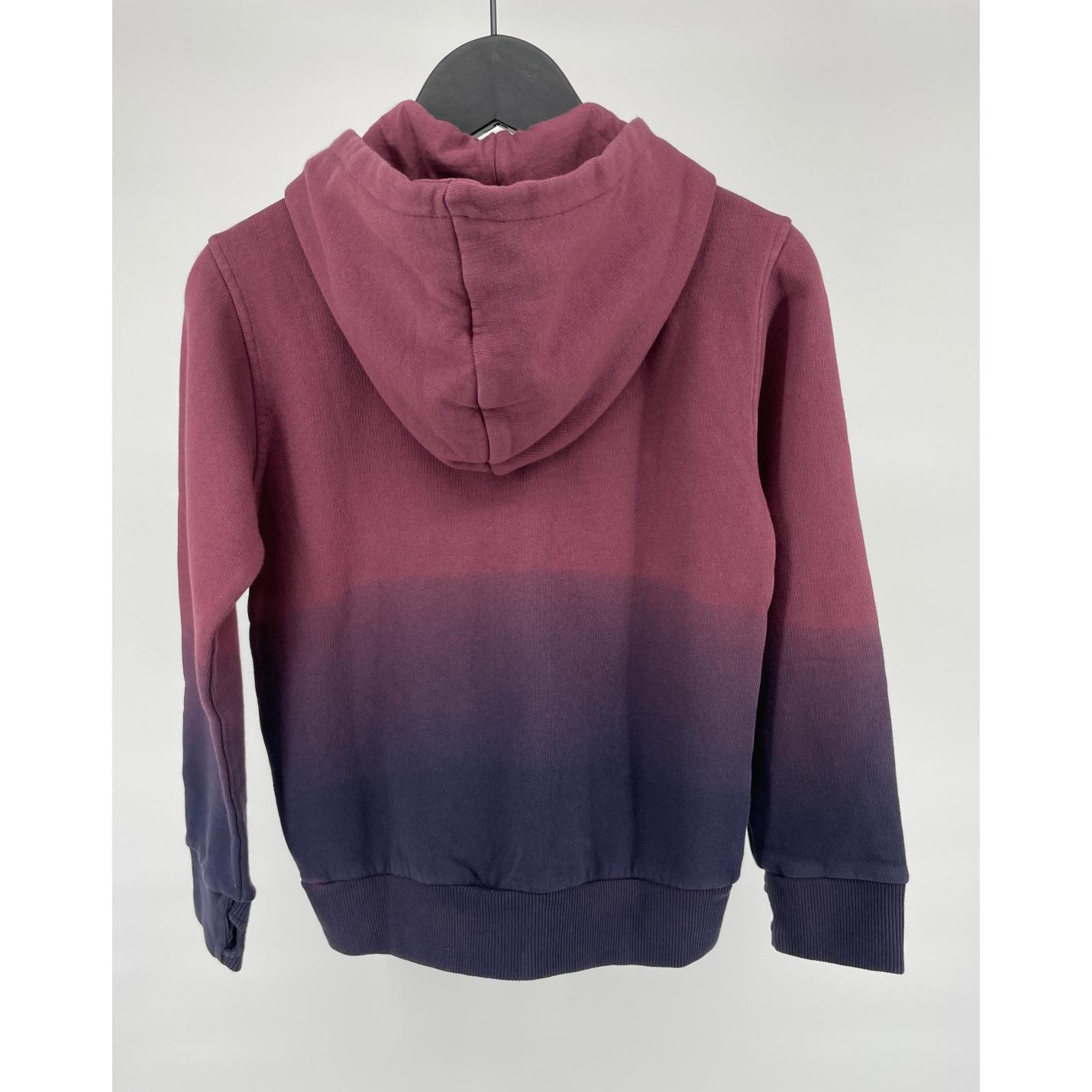 Vest Capuchon Bordeaux Dip Dye Maat 122; Afbeelding: 3