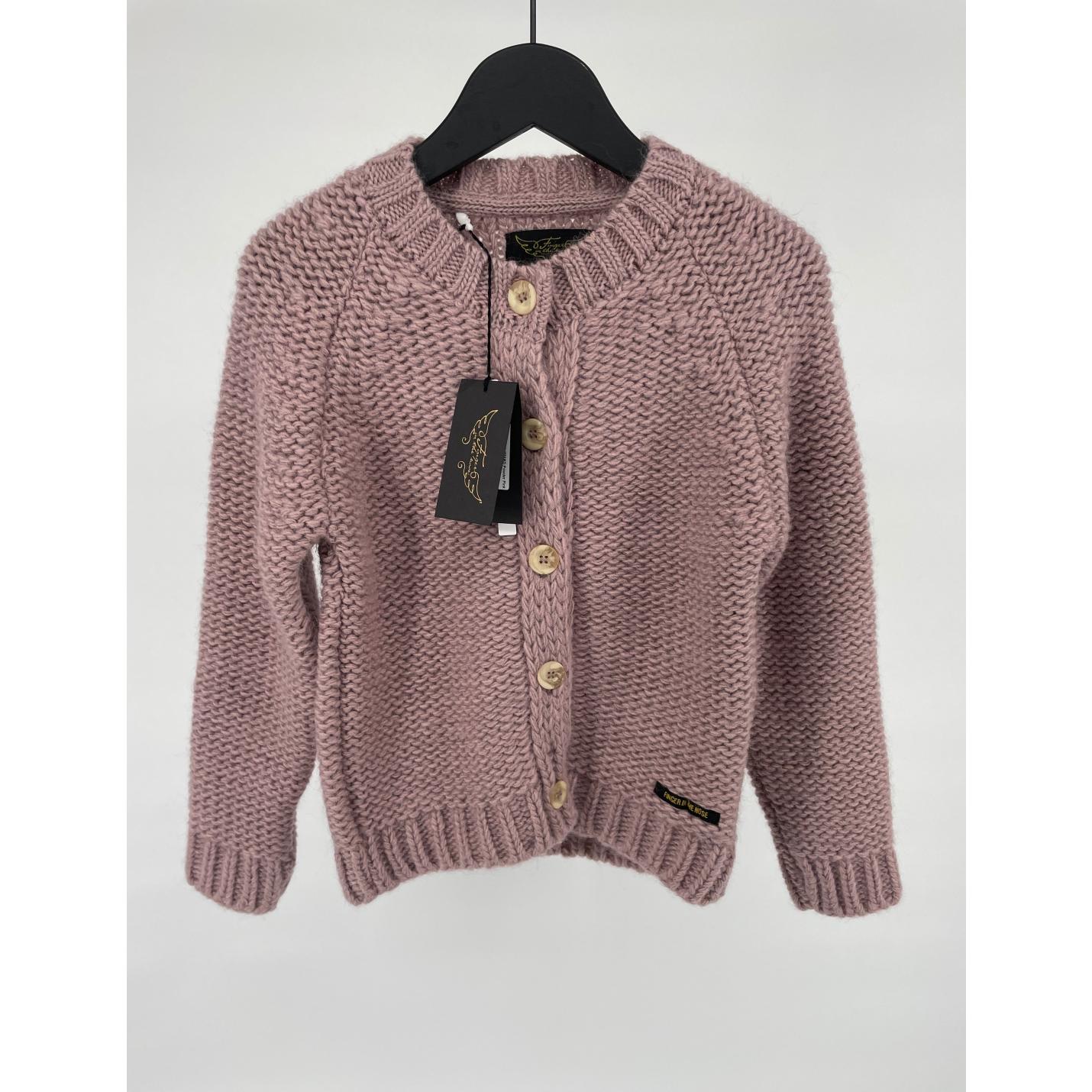 Vest Roze Wol Maat 122