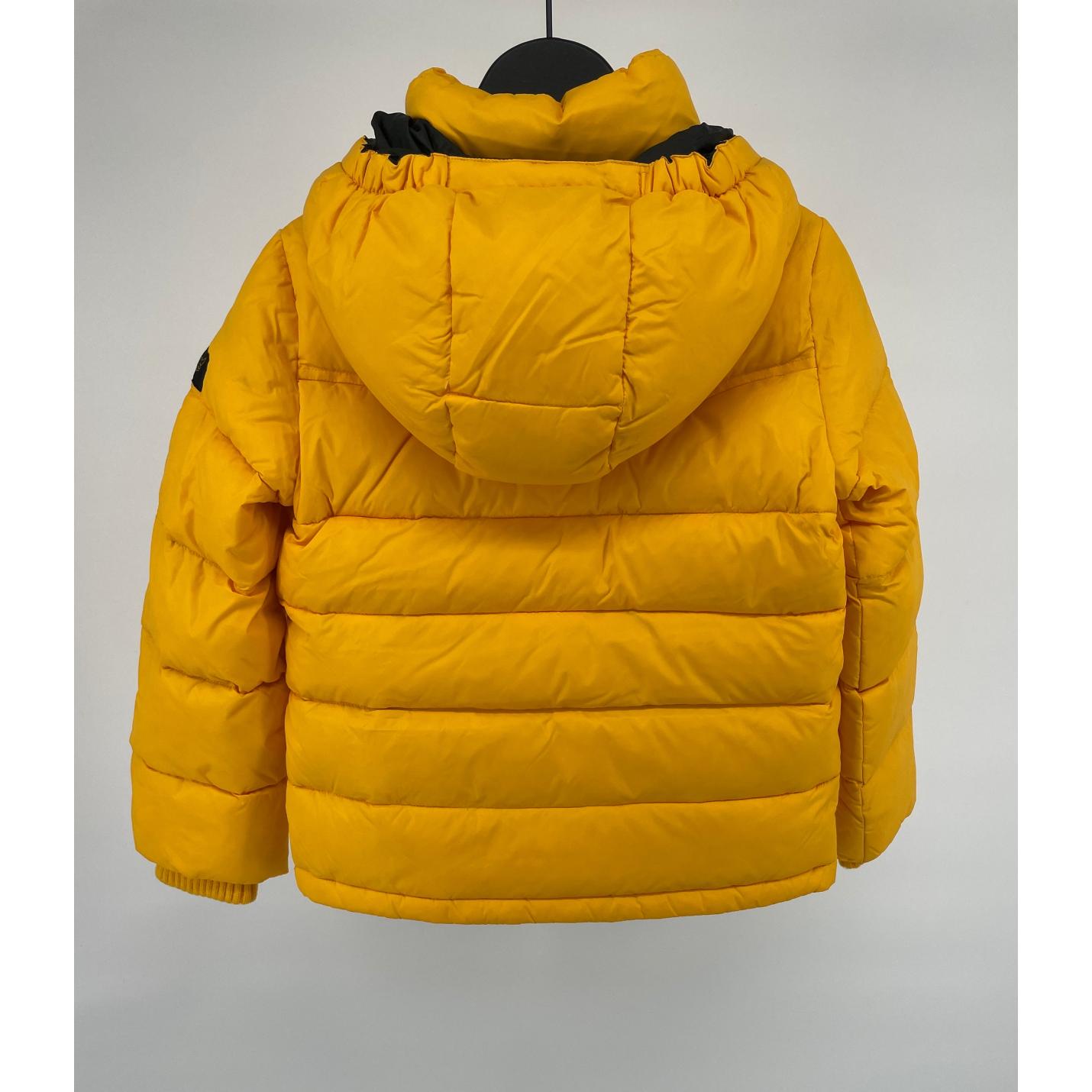 Winterjas Unisex Dons Geel Maat 122; Afbeelding: 3