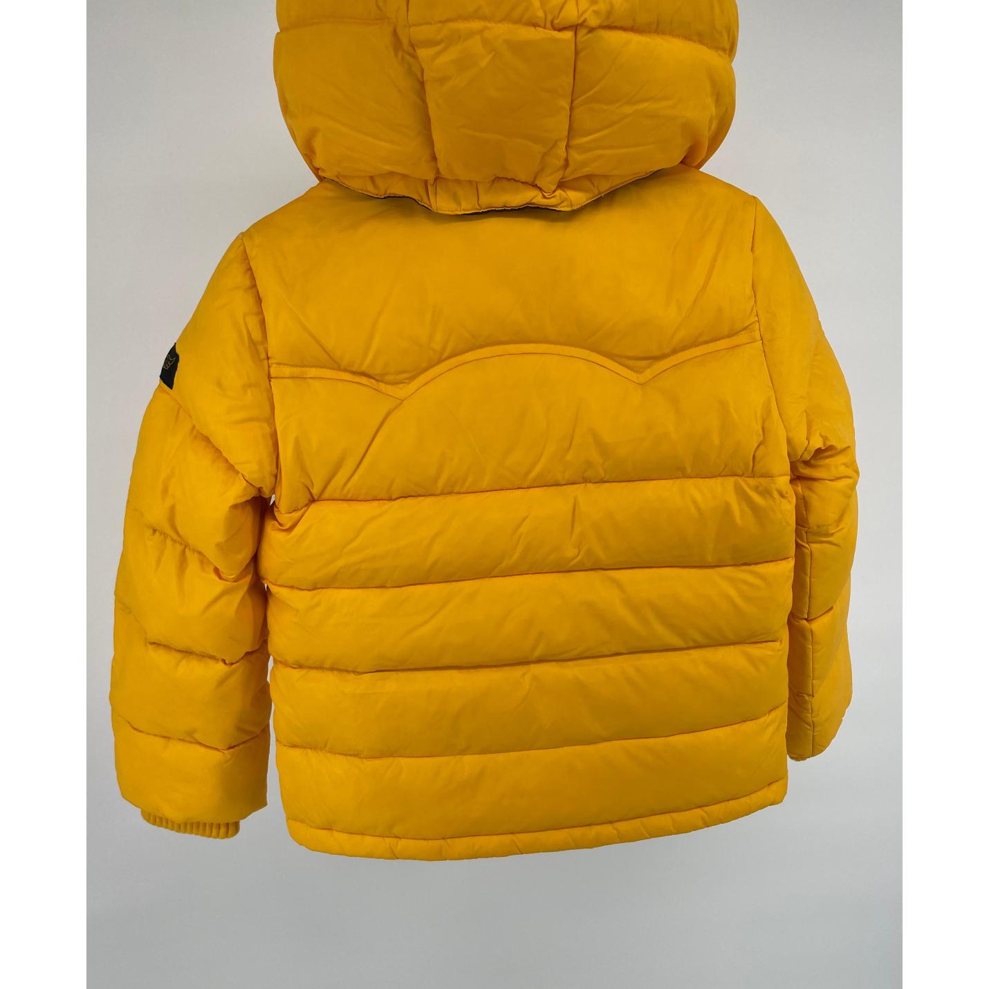 Winterjas Unisex Dons Geel Maat 122; Afbeelding: 5