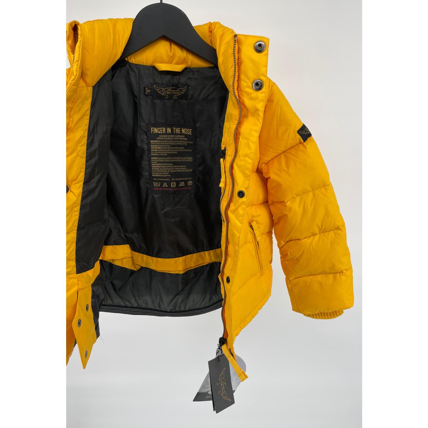 Winterjas Unisex Dons Geel Maat 122; Afbeelding: 6