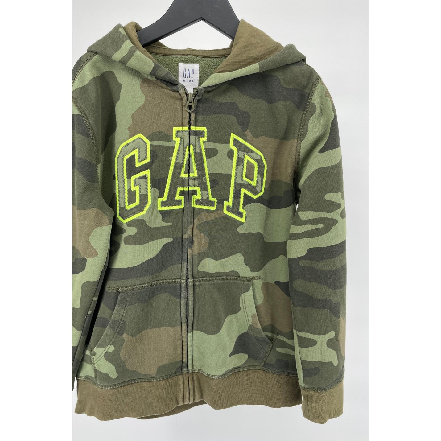 Vest Capuchon Groen Camouflage Maat 140 / 146; Afbeelding: 3