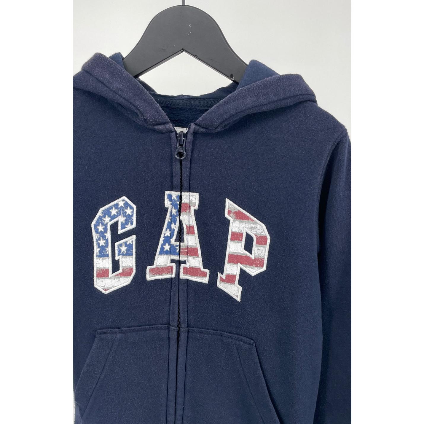 Vest Capuchon Donkerblauw Maat 122 / 128; Afbeelding: 3