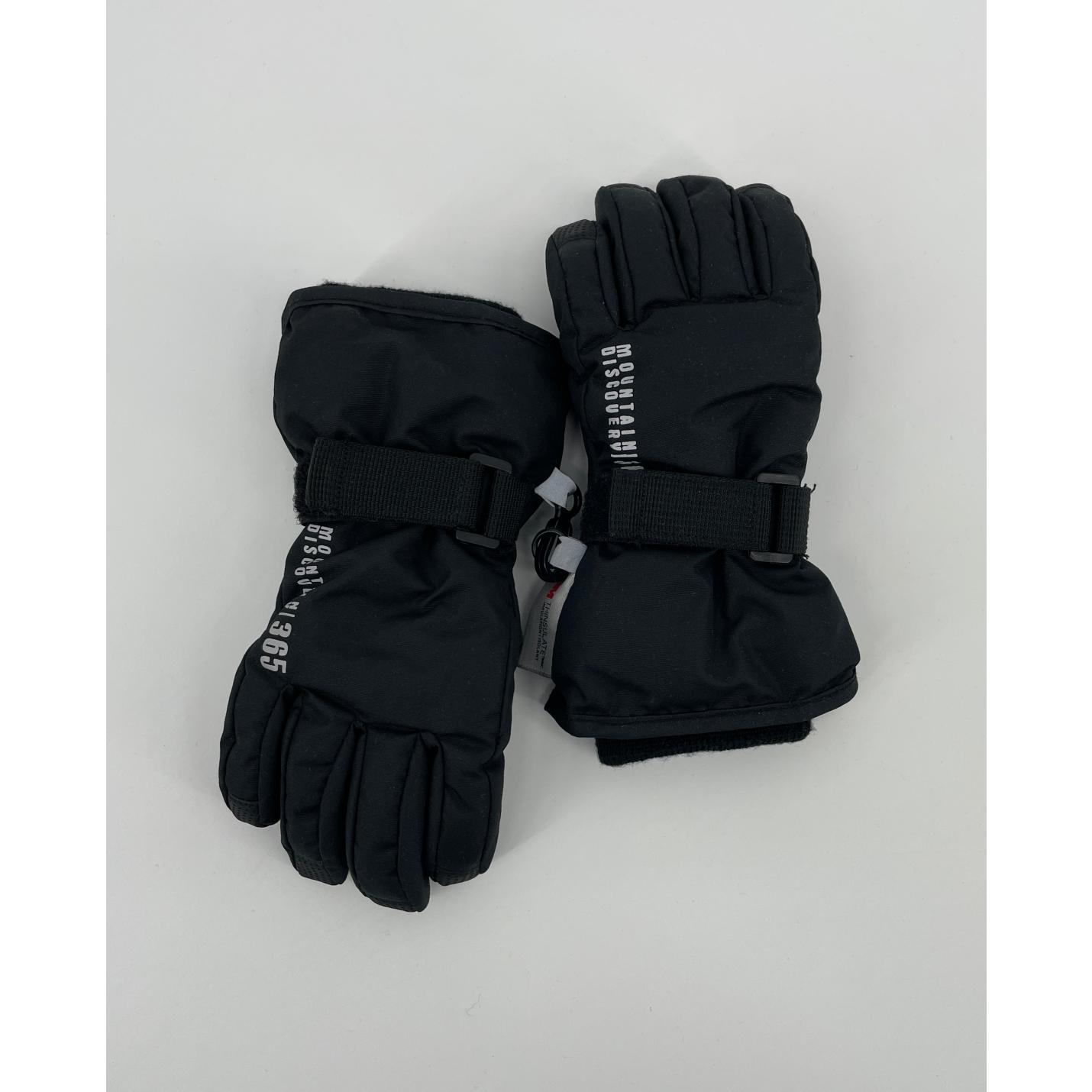 Handschoenen Zwart Maat 3 - 4 Jaar