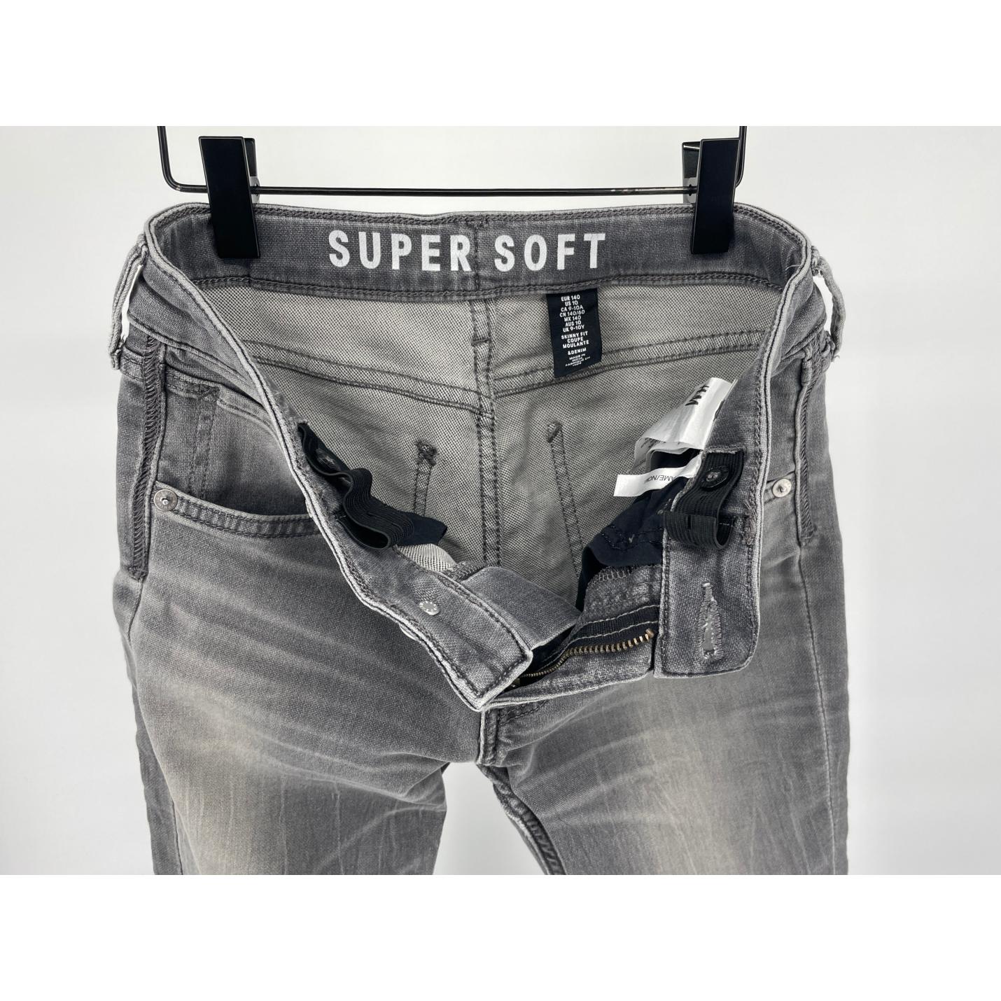 Jeans Grijs Super Soft Skinny Fit Jeans Maat 140; Afbeelding: 6