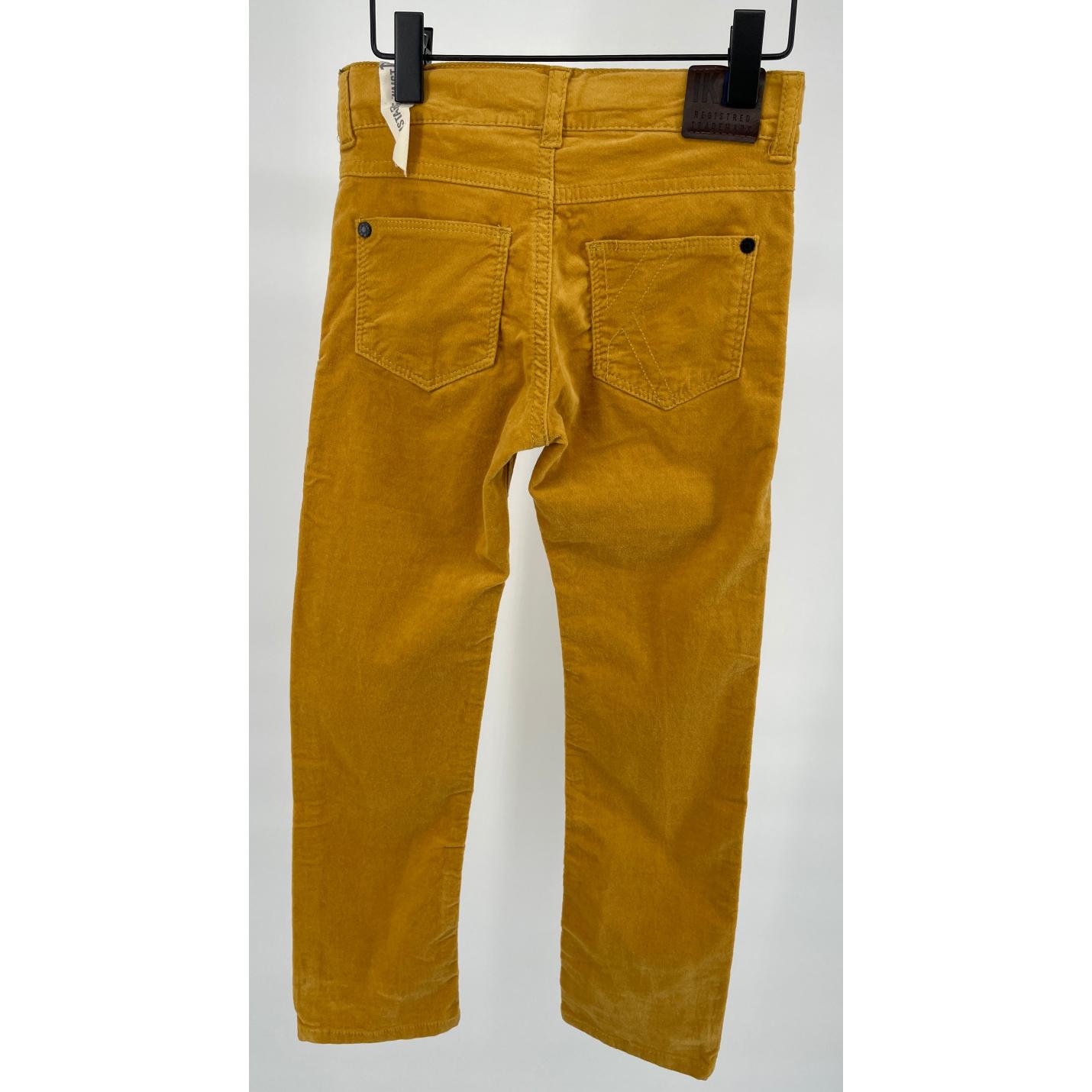 Broek Velours Geel Slim Fit Maat 122; Afbeelding: 5
