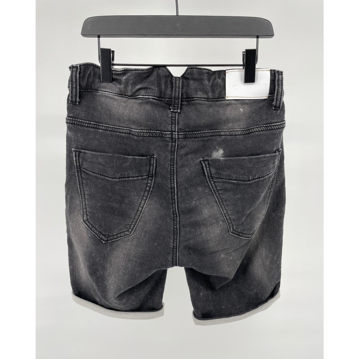 Korte Broek Denim Zwart Maat 146 / 152; Afbeelding: 2