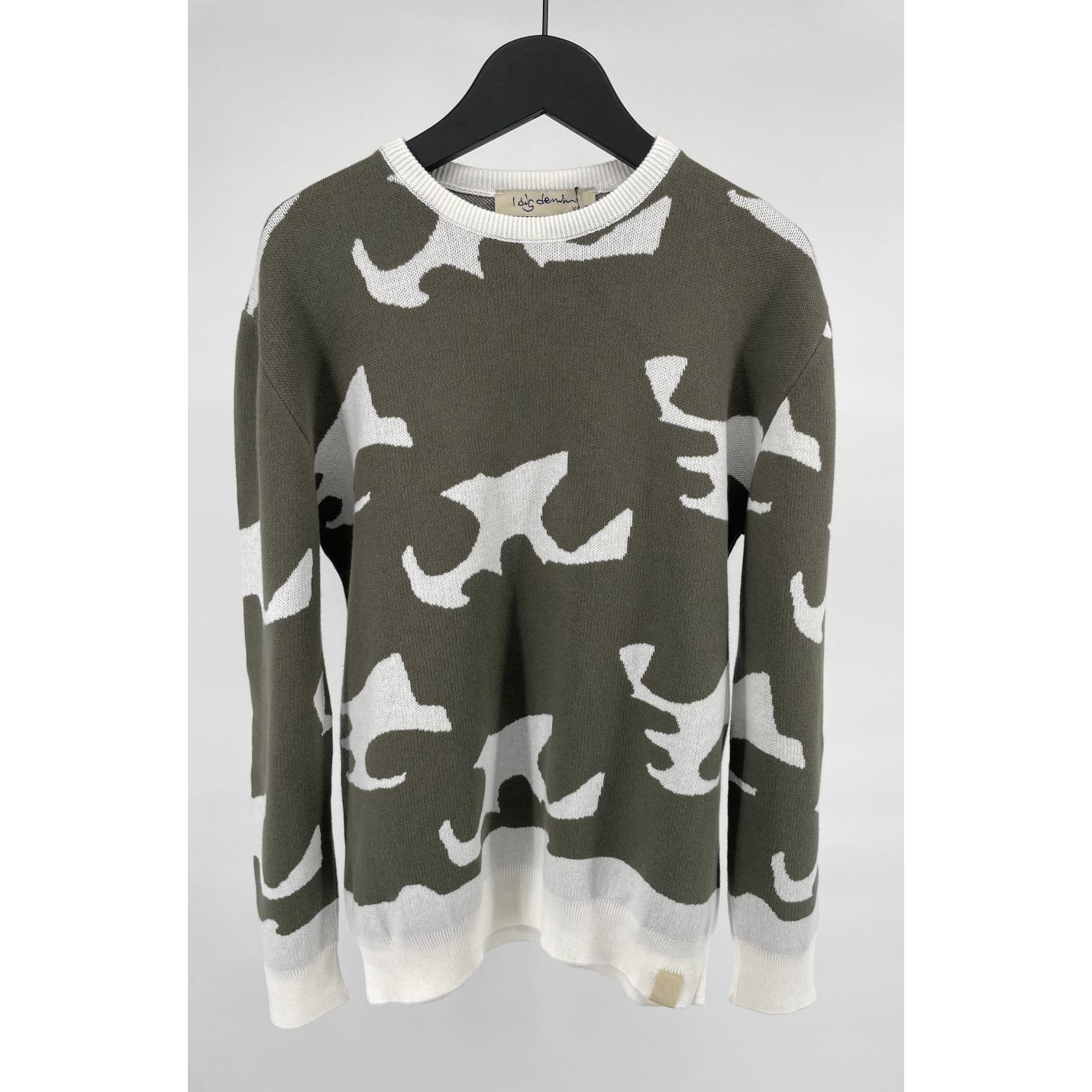 Trui Gebreid Camouflage Print Maat 146 / 152; Afbeelding: 2