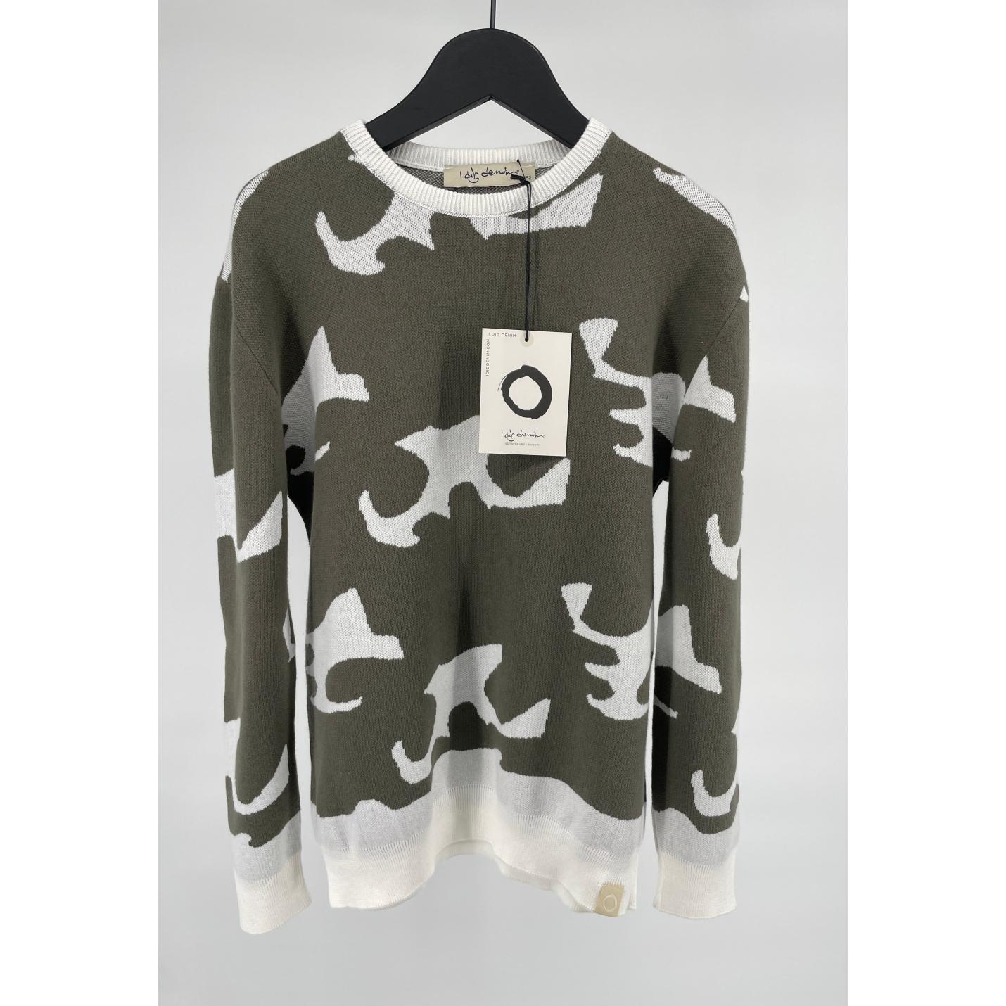 Trui Gebreid Camouflage Print Maat 146 / 152