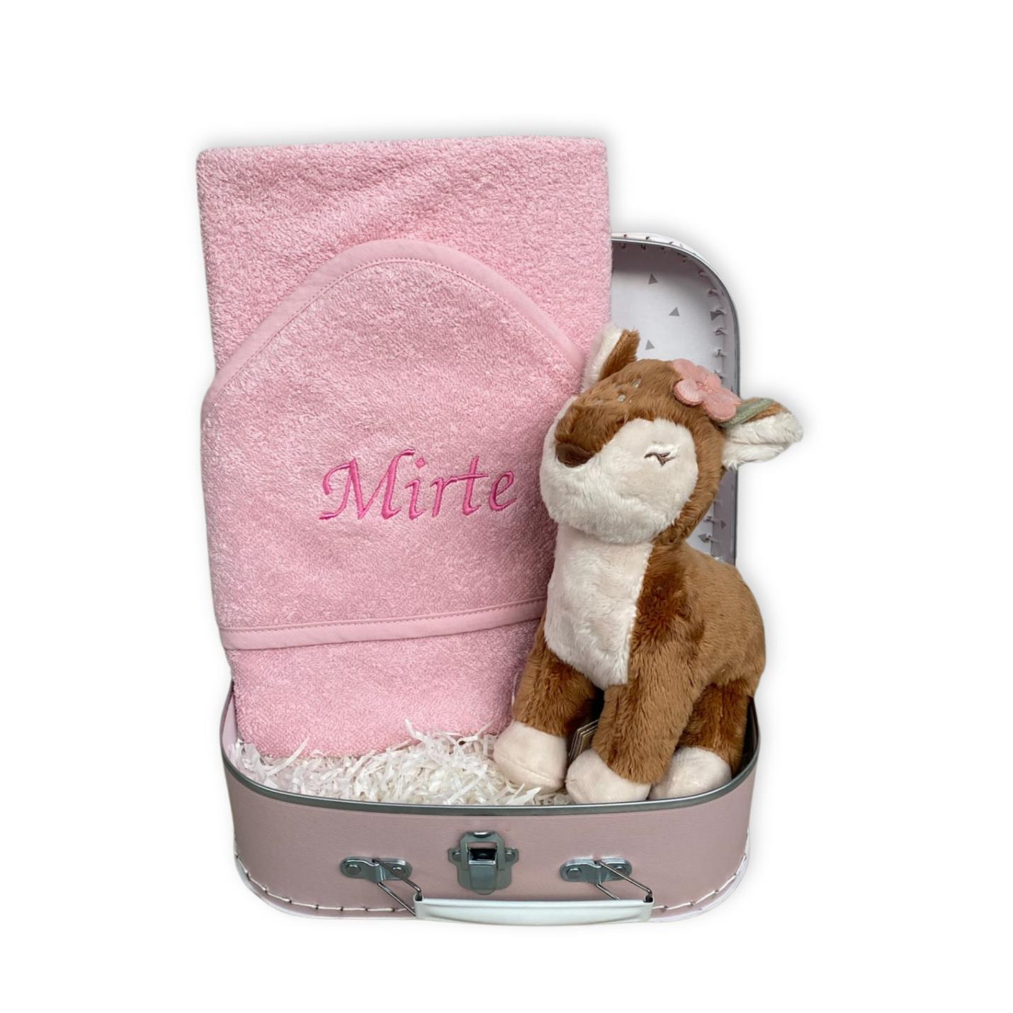 kraamcadeau koffer fairy garden hert little dutch