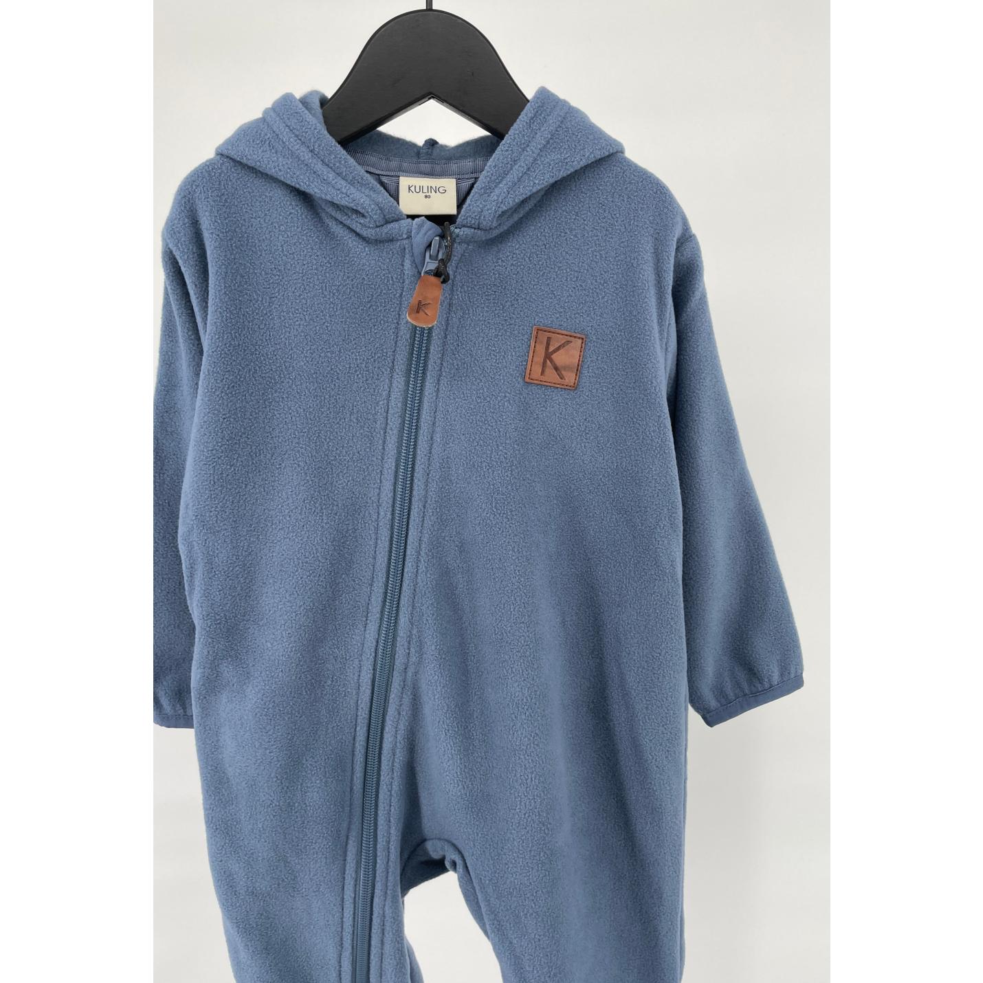 One Piece Blauw Fleece Maat 80; Afbeelding: 4