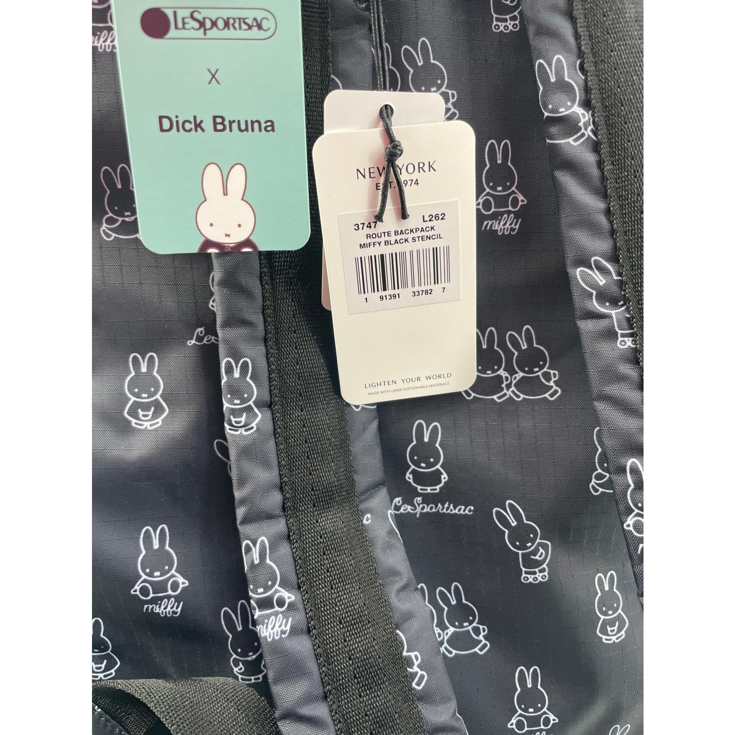 LeSportsac Rugzak Zwart met Nijntje Print; Afbeelding: 9