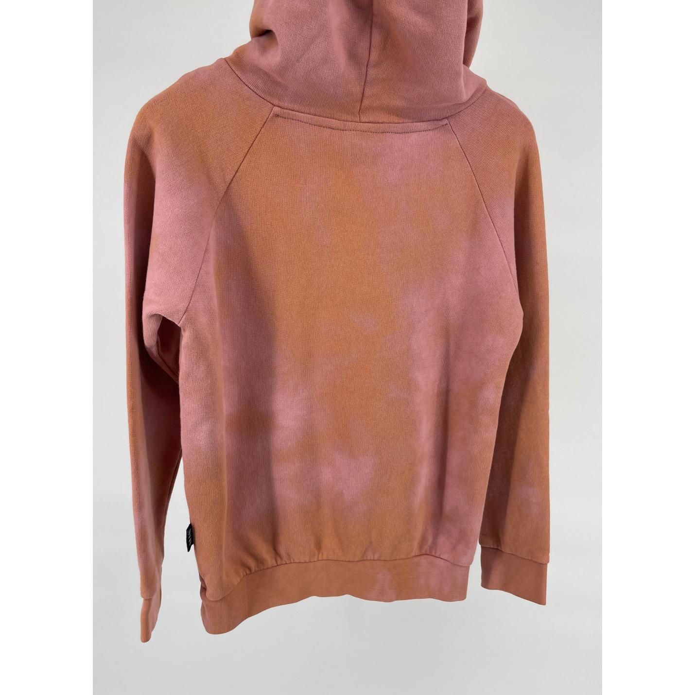 Hoodie Roze Oranje Tie Dye Maat 116 / 122; Afbeelding: 5