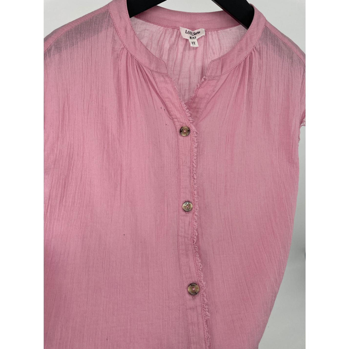 Blouse Mouwloos Roze Maat 128; Afbeelding: 5
