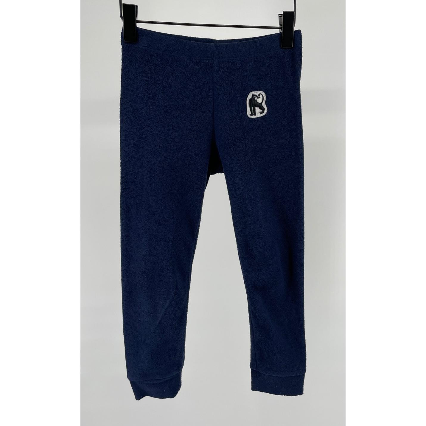 Broek Donkerblauw Fleece Maat 104 / 110; Afbeelding: 3