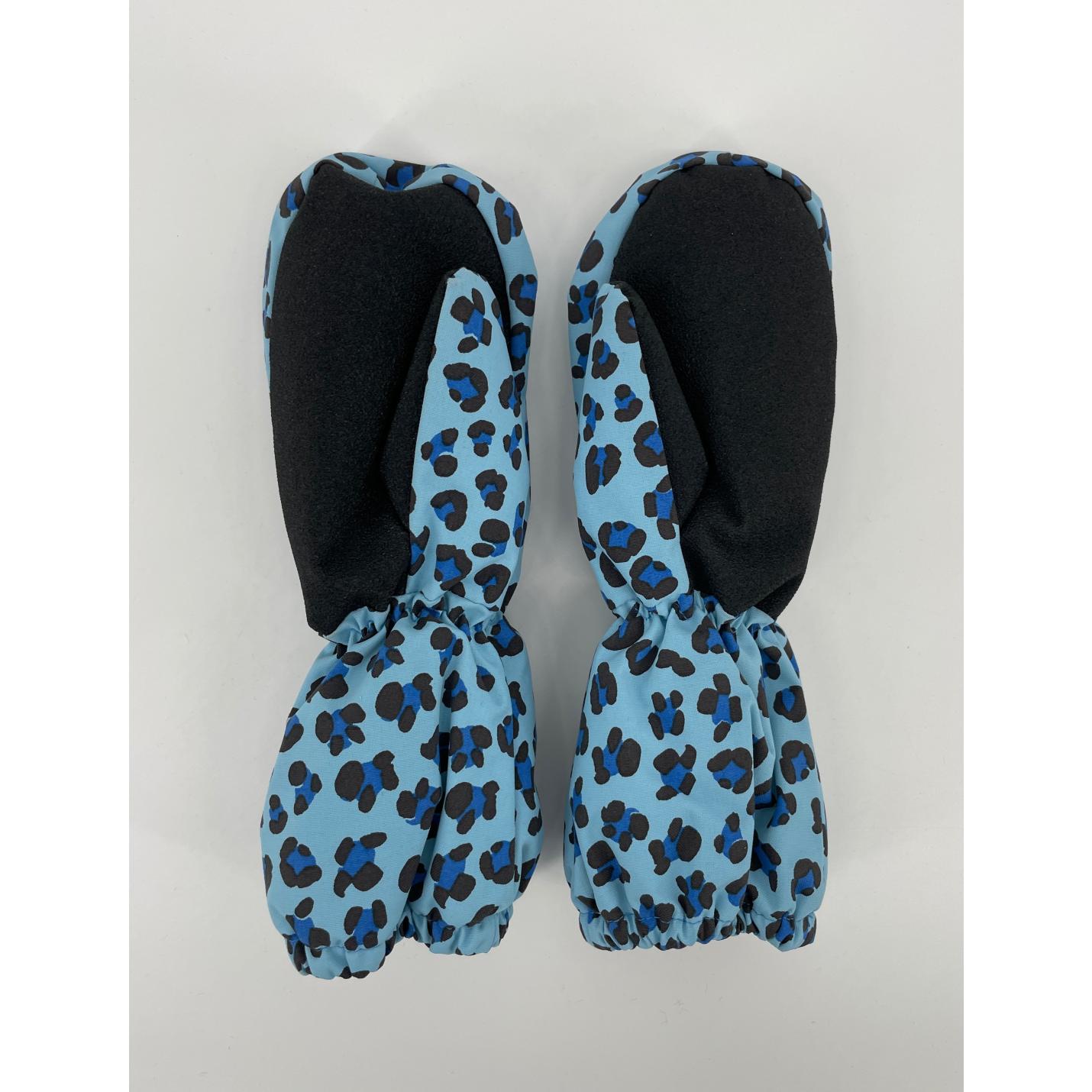 Handschoenen Blauw Luipaard Maat 8 - 11 Jaar; Afbeelding: 2