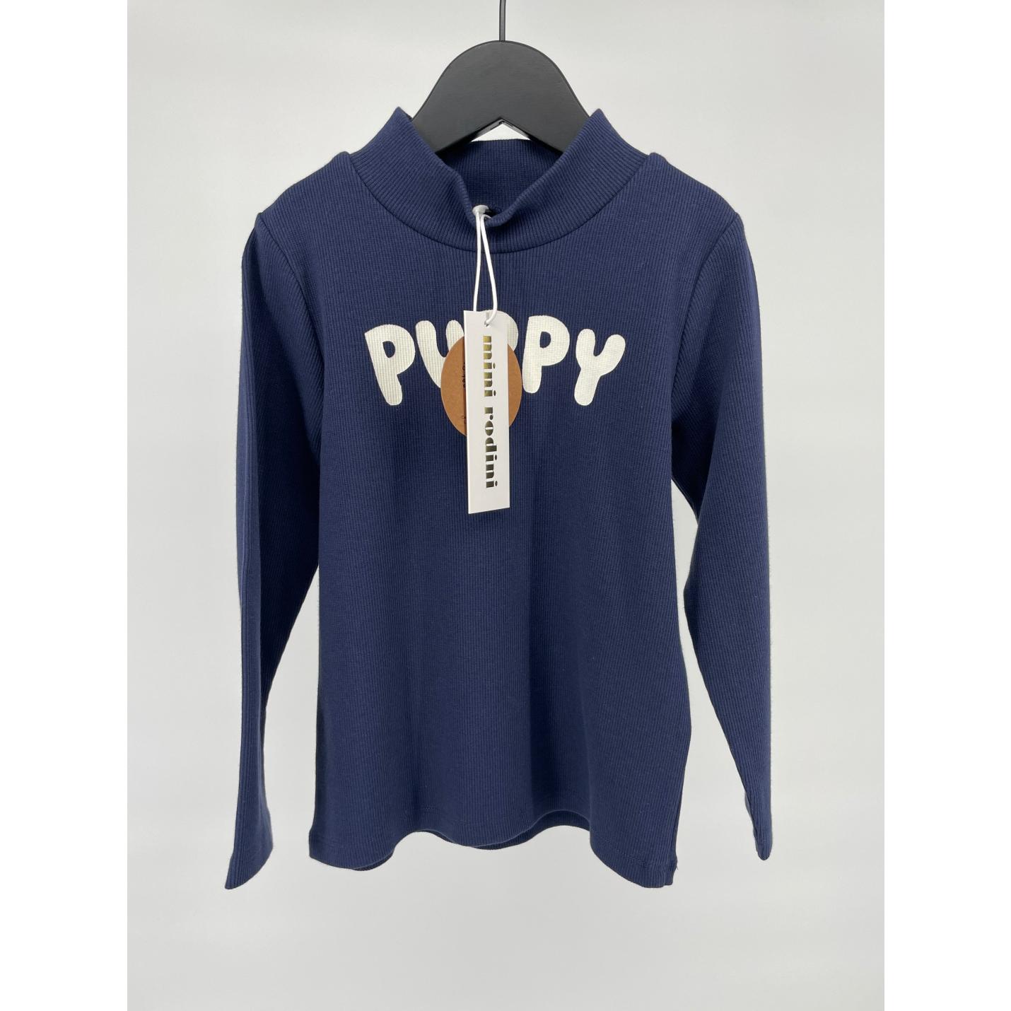 Longsleeve Donkerblauw Puppy - 104 / 110 - Nieuw