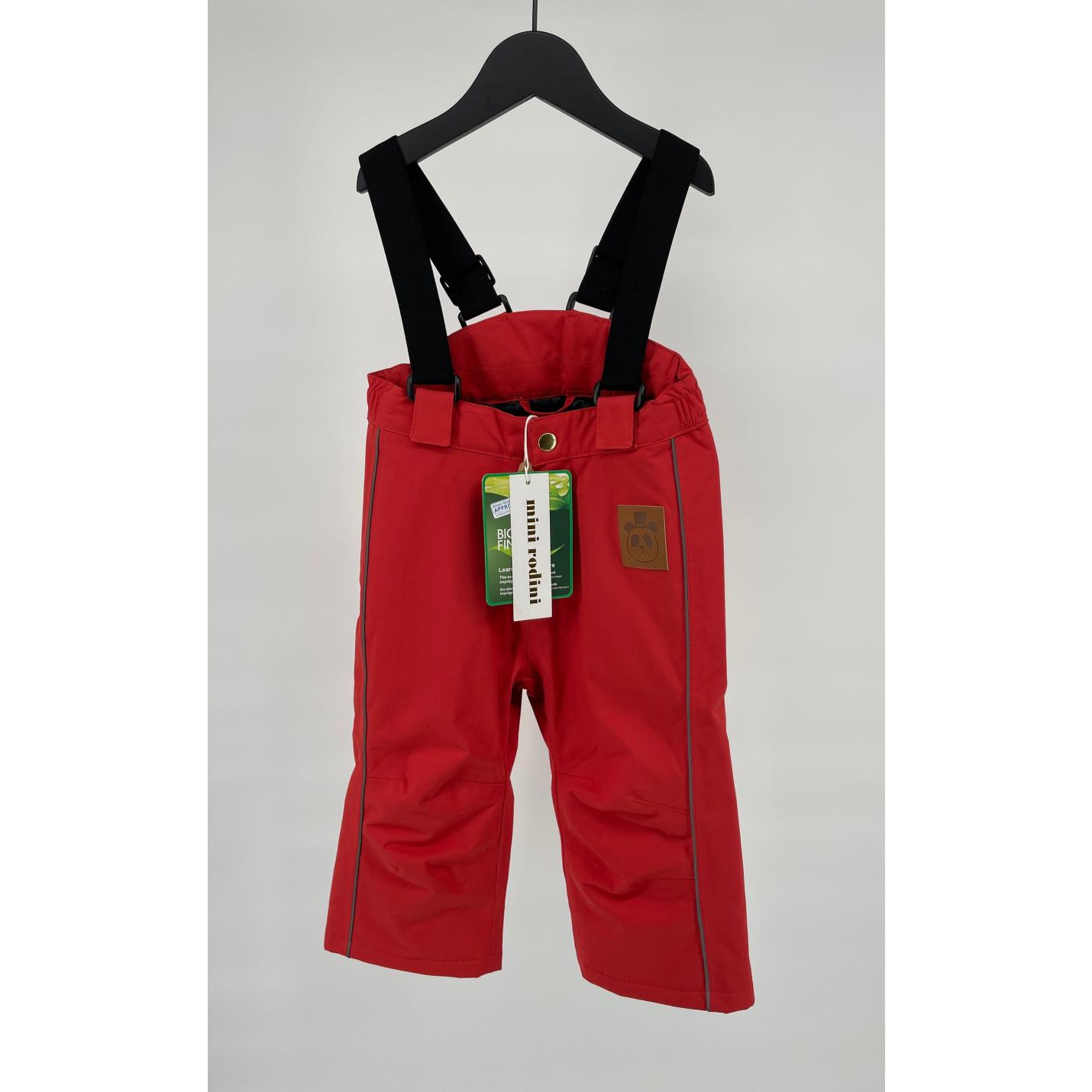 K2 Sneeuwbroek Rood Maat 80 / 86
