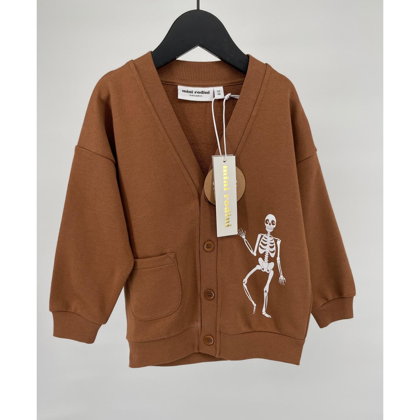 Vest Bruin Skelet Maat 92 / 98