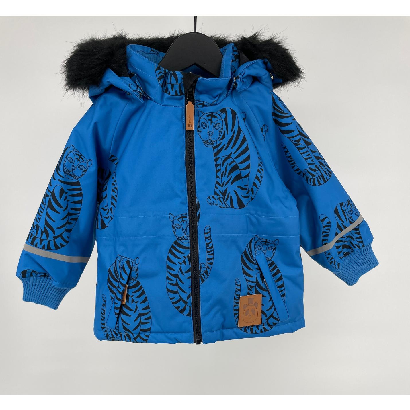 Winterjas K2 Parka Blauw Tijger Maat 80 / 86; Afbeelding: 2