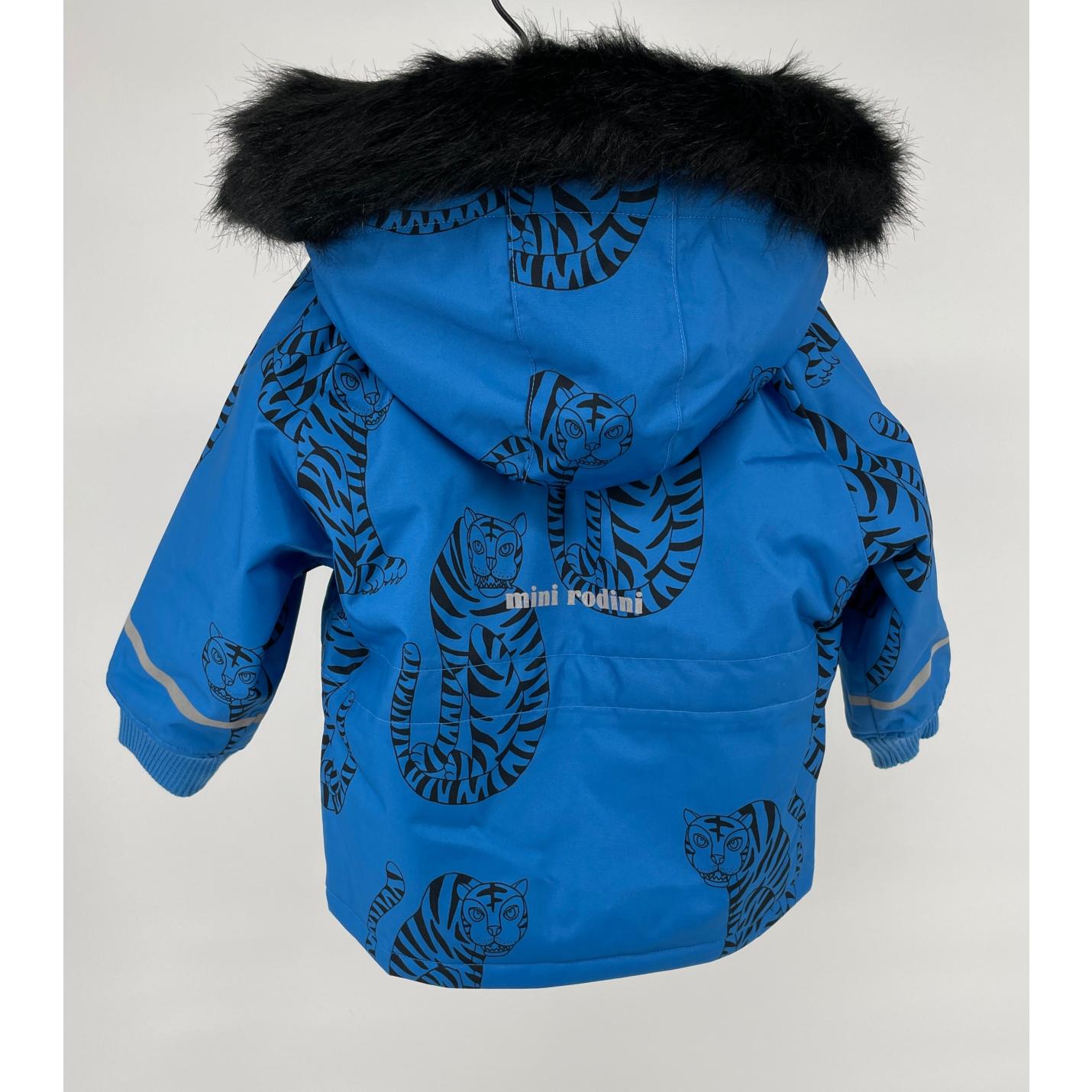 Winterjas K2 Parka Blauw Tijger Maat 80 / 86; Afbeelding: 3