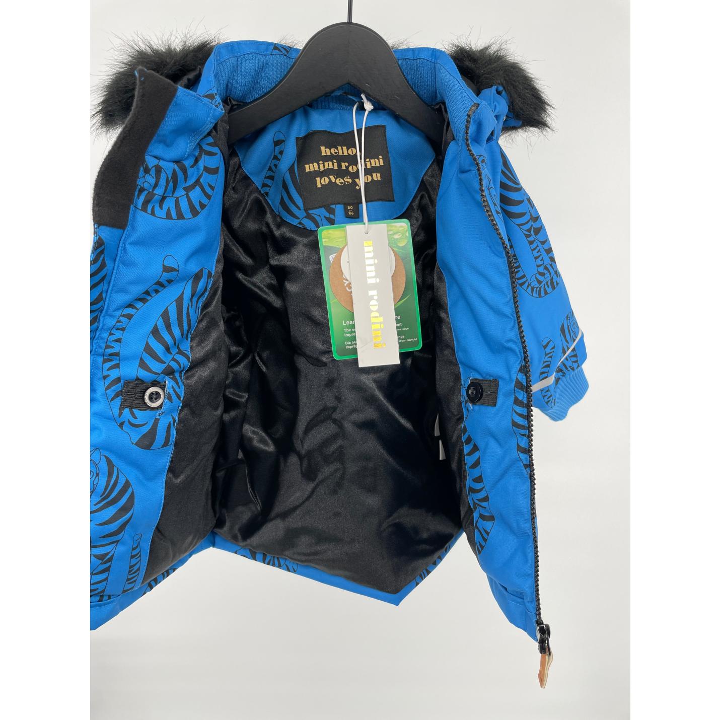 Winterjas K2 Parka Blauw Tijger Maat 80 / 86; Afbeelding: 6