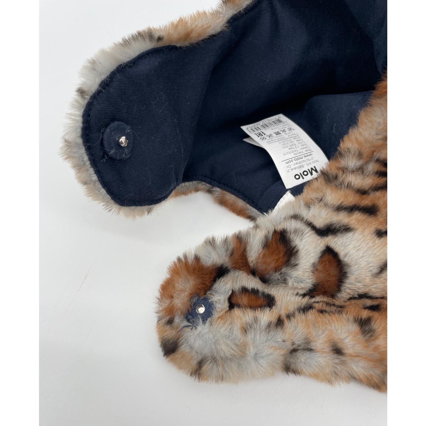 Muts Bruin Cheetah Faux Fur met Oren Maat 1 - 2 Jaar; Afbeelding: 5