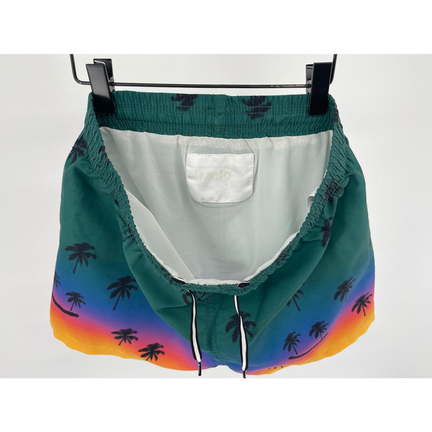 Zwembroek Multicolor Regenboog Palmbomen Print Maat 146 / 152; Afbeelding: 5