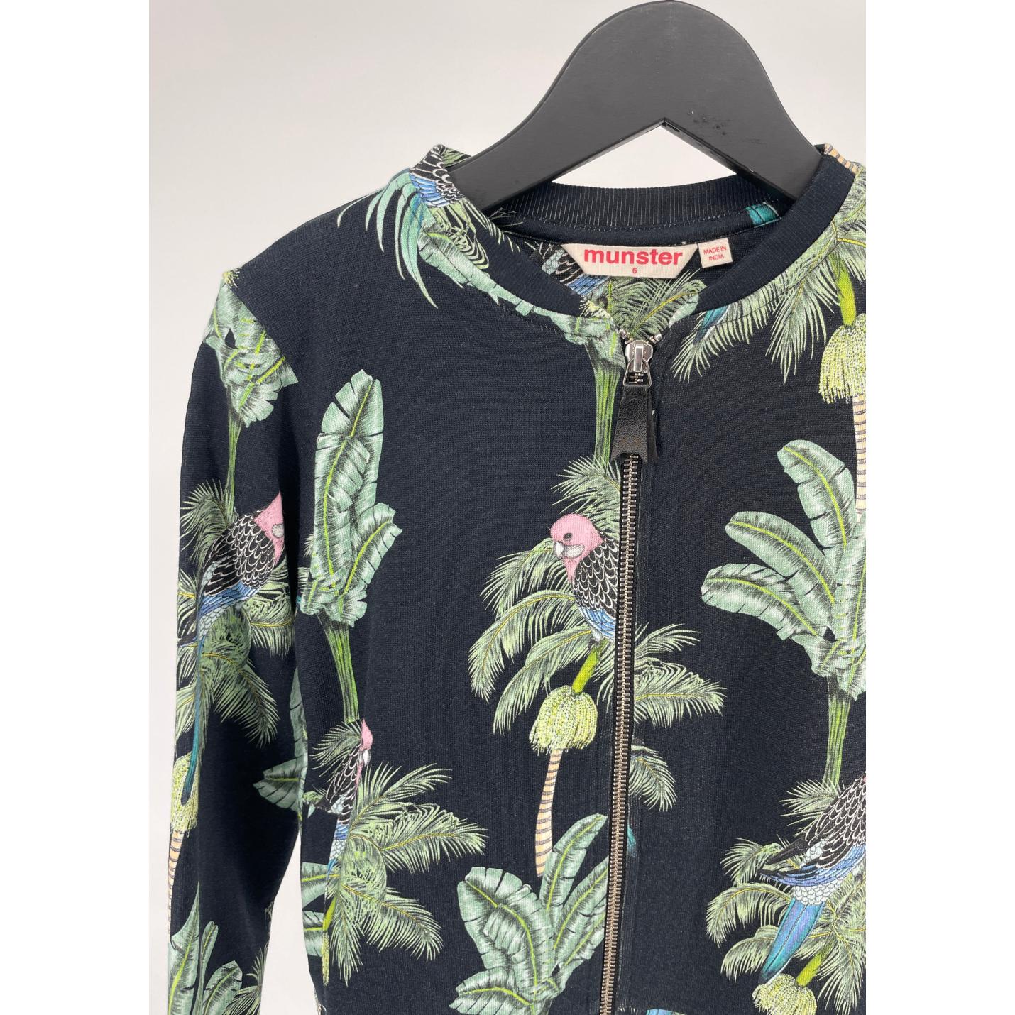 Vest Zwart Palmbomen en Vogel Print - 116 - Nieuw; Afbeelding: 5