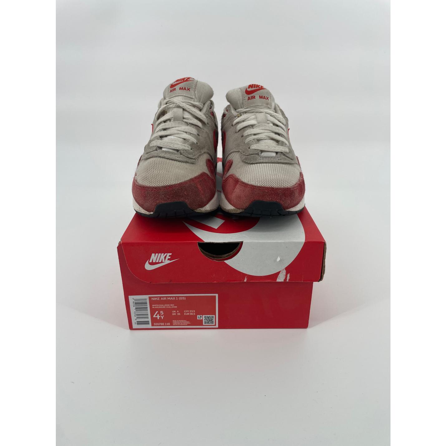 Air Max 1 GS Rood Wit Maat 36,5; Afbeelding: 6