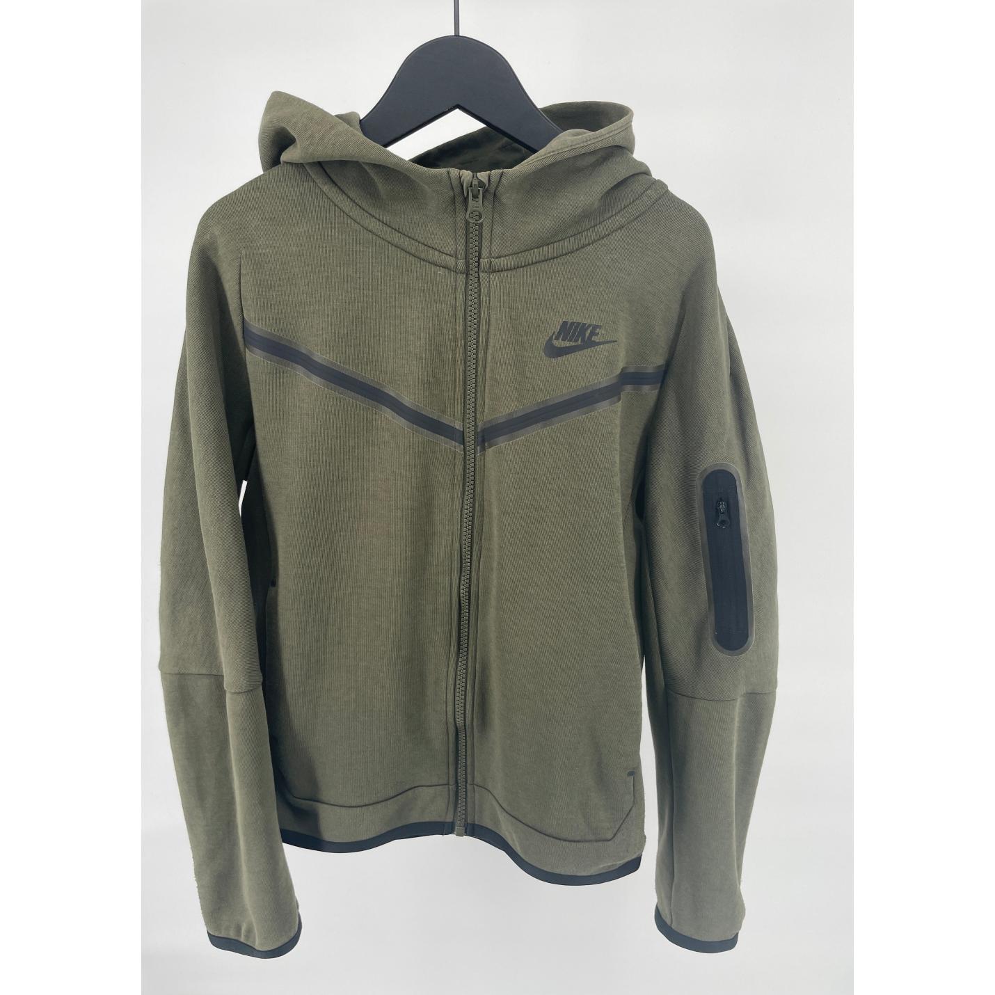 Tech Fleece Vest Capuchon Groen Maat 140 / 146
