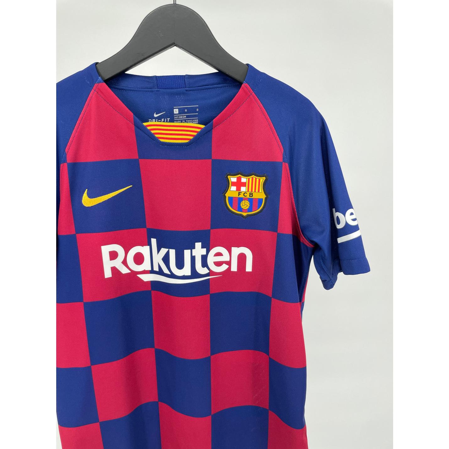 Voetbalshirt FC Barcelona Donkerblauw Rood Geblokt Maat 146 / 152; Afbeelding: 3