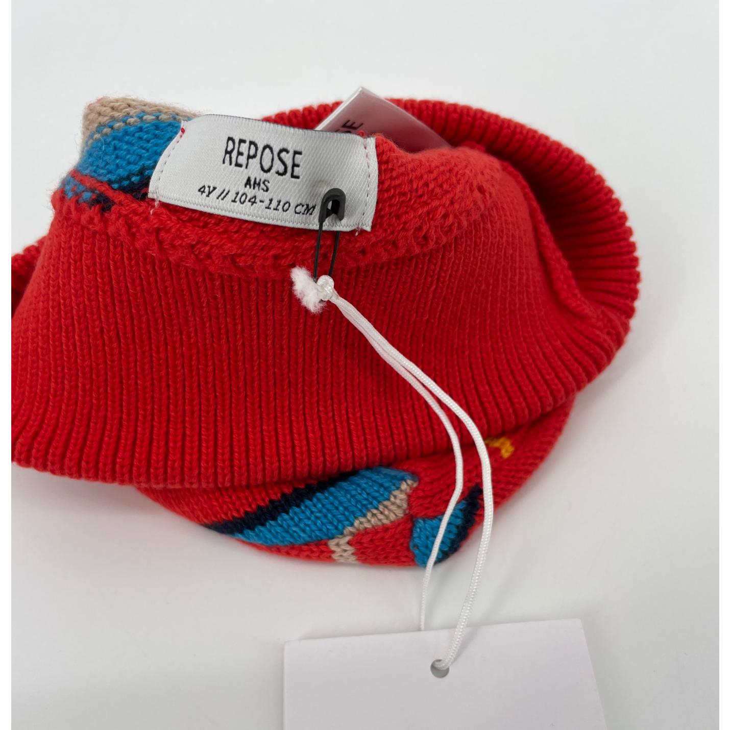 Muts Rood met Strepen - 104 - Nieuw; Afbeelding: 5