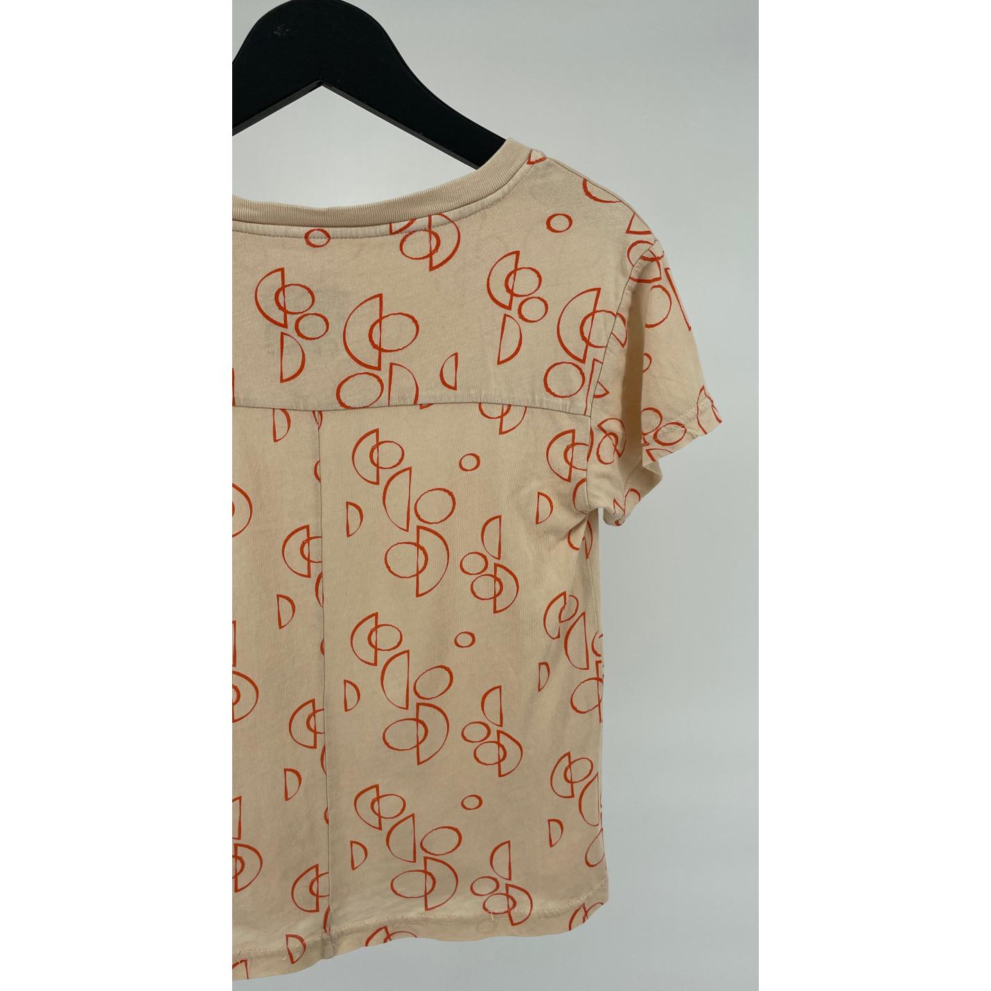 T-shirt Geel Print Maat 98; Afbeelding: 4