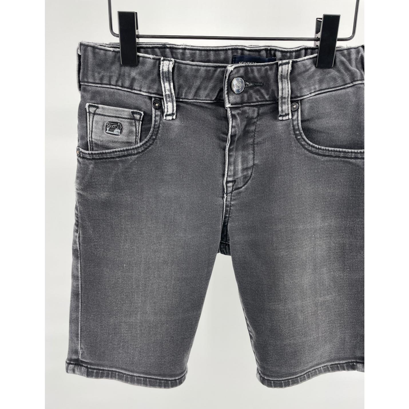 Korte Broek Donkergrijs Denim Maat 140; Afbeelding: 3