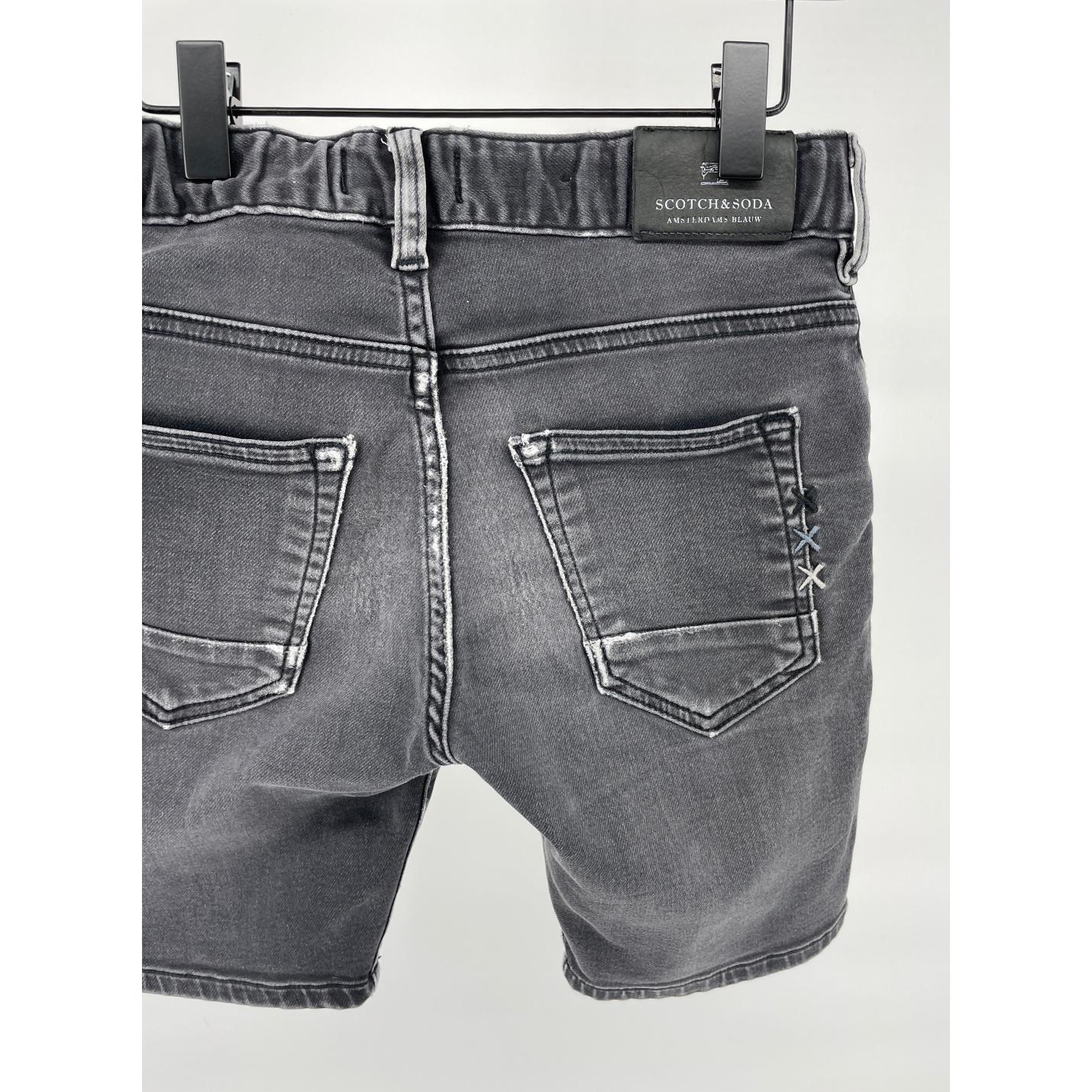 Korte Broek Donkergrijs Denim Maat 140; Afbeelding: 4