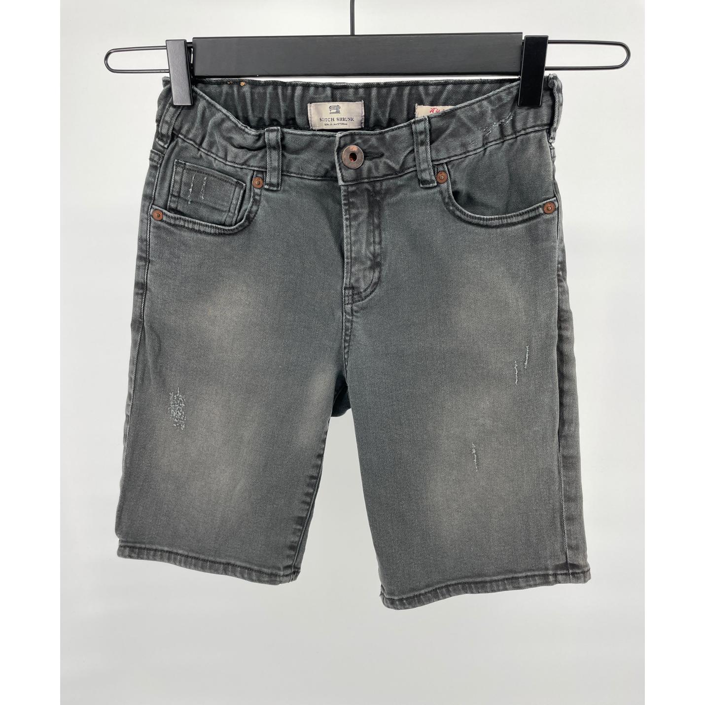 Korte Broek Grijs Denim Maat 140