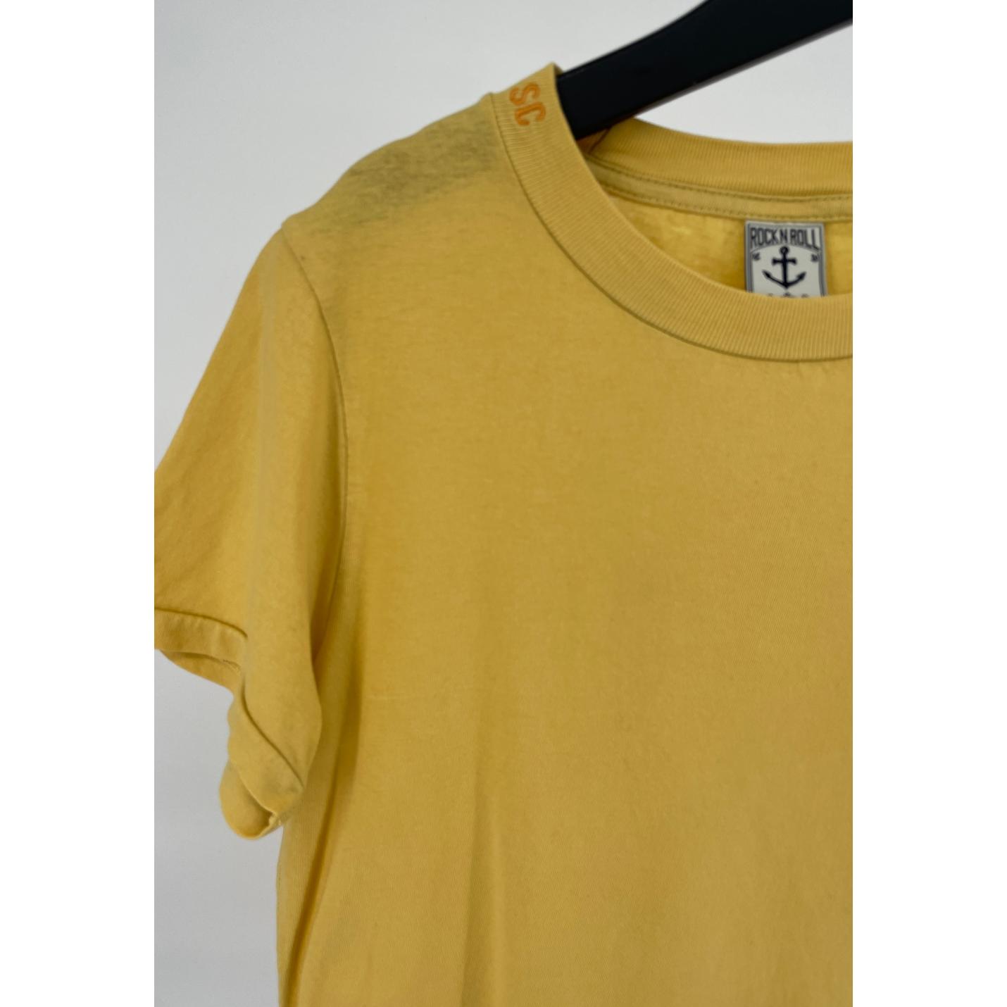 T-shirt Geel Dip Dye Oranje Maat 140; Afbeelding: 4