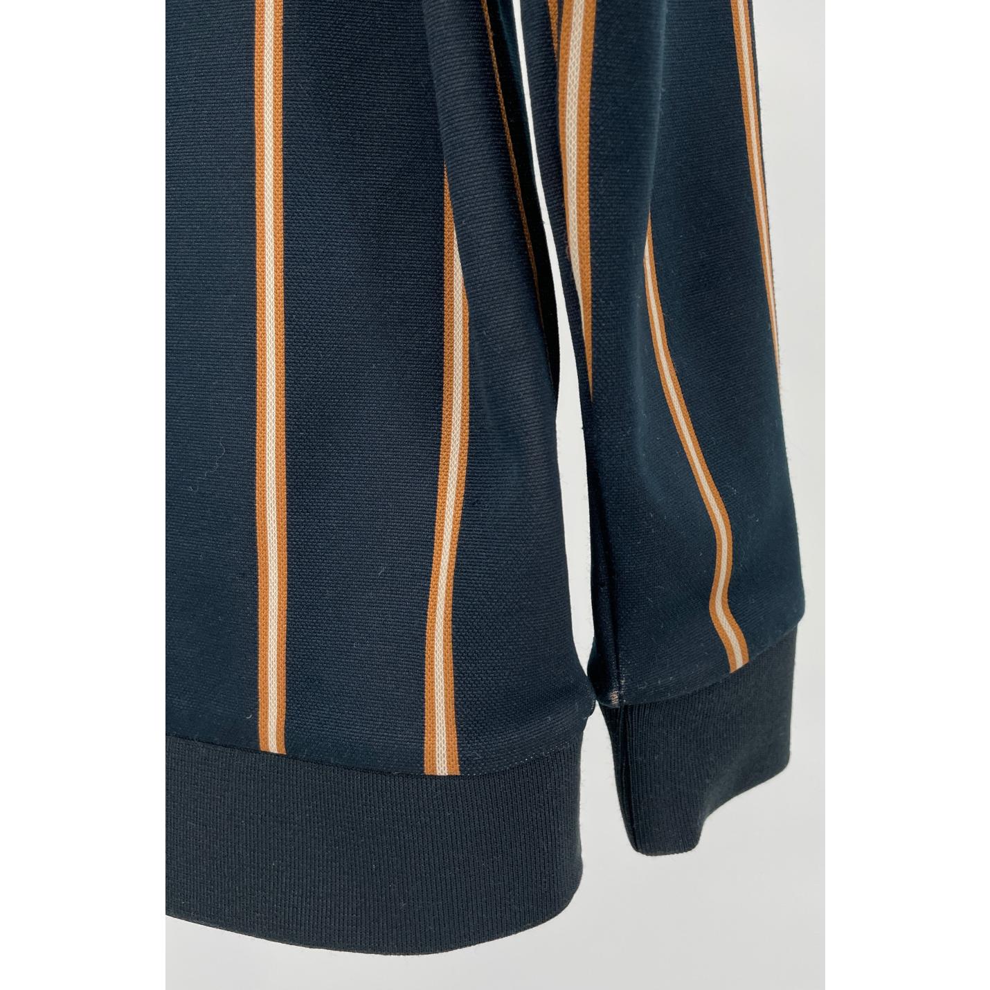 Hoodie Donkerblauw Strepen Maat 116; Afbeelding: 4