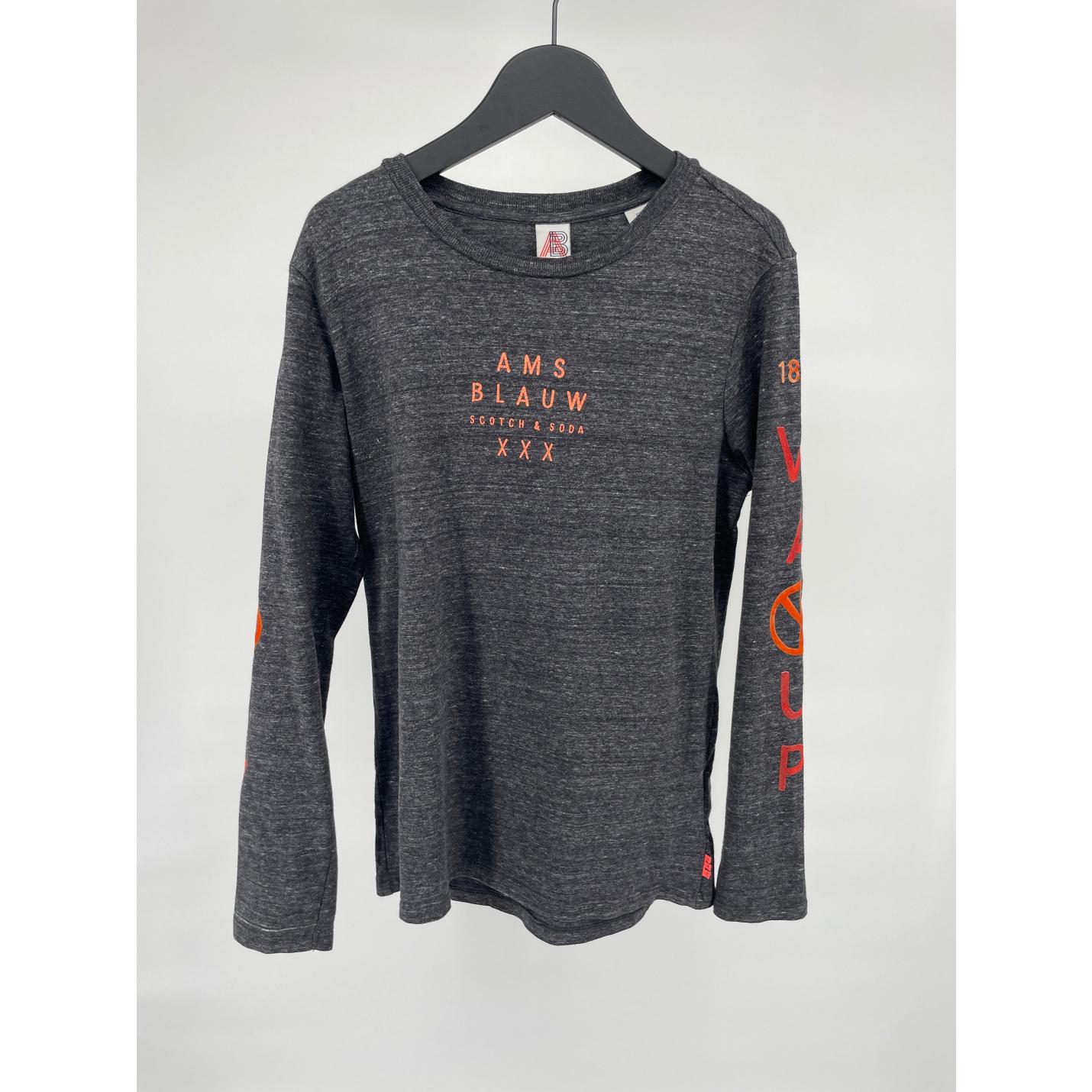 Longsleeve Grijs met Print Maat 152; Afbeelding: 3