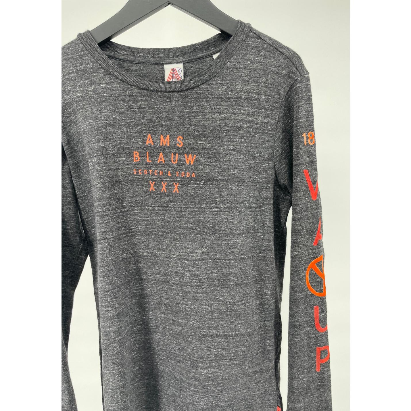 Longsleeve Grijs met Print Maat 152; Afbeelding: 4