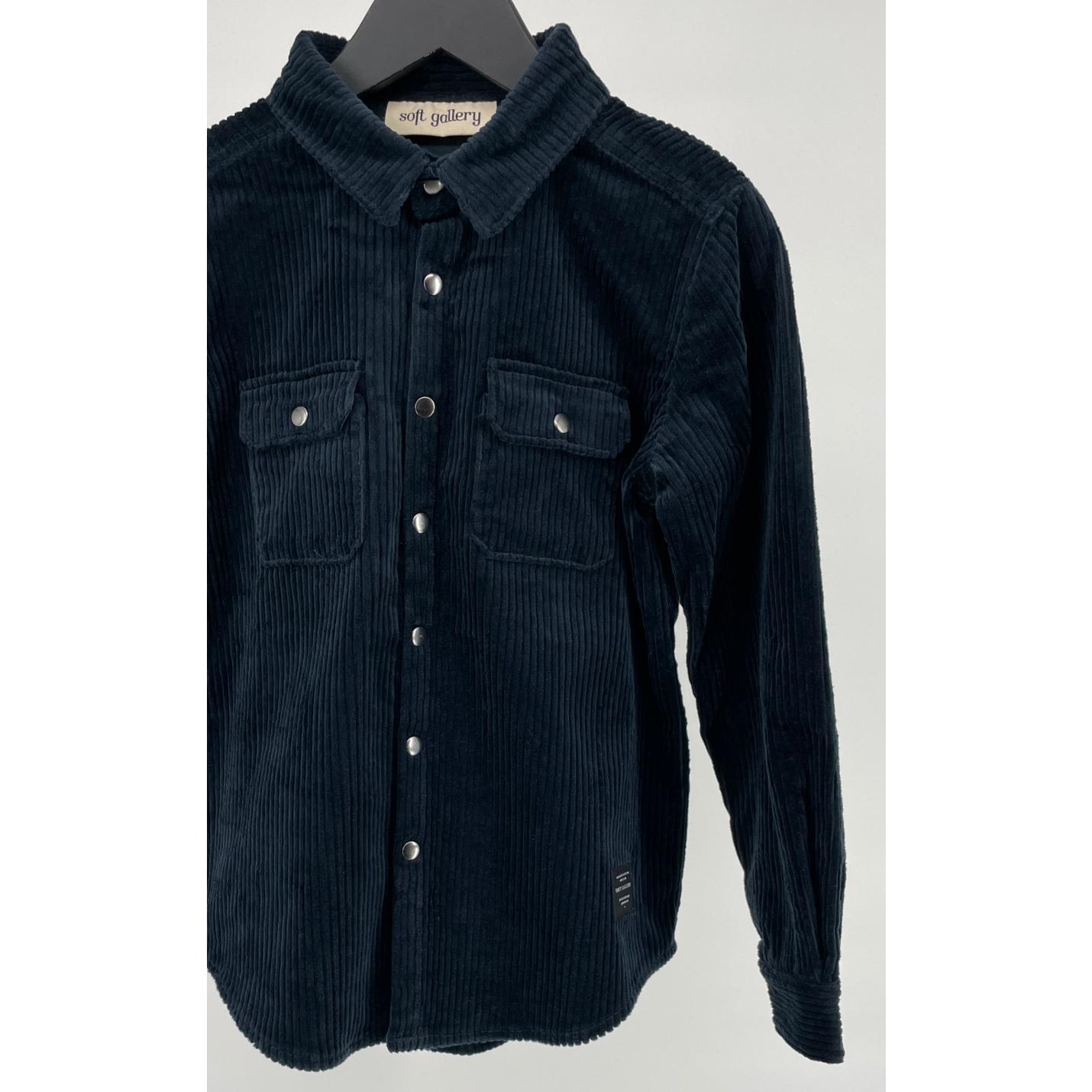Soft Gallery Overhemd Donkerblauw Corduroy Maat 134; Afbeelding: 4