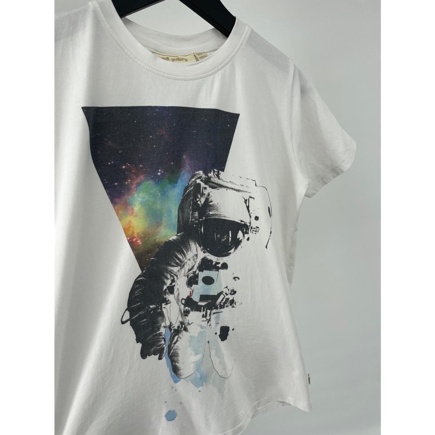 T-shirt Wit Astronaut Maat 146; Afbeelding: 3