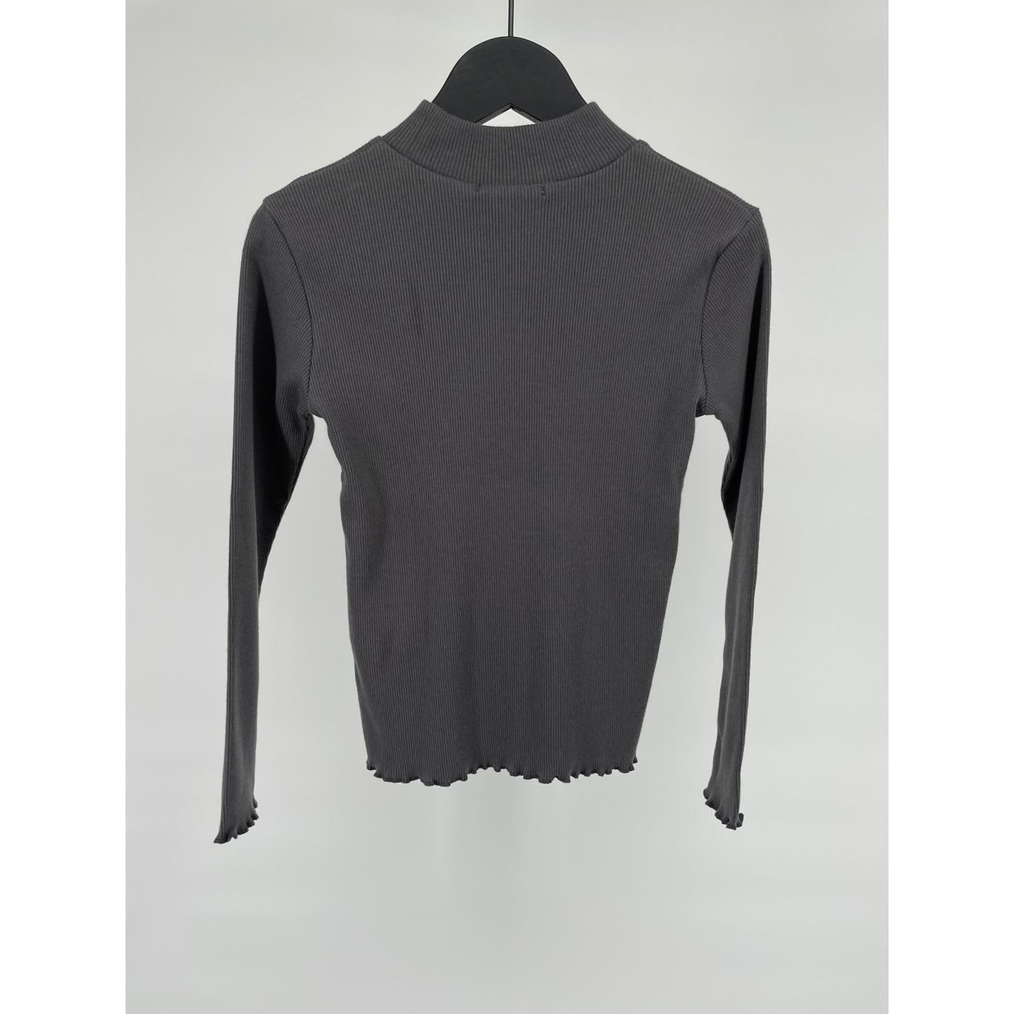 Longsleeve Rib Grijs Maat 128; Afbeelding: 3