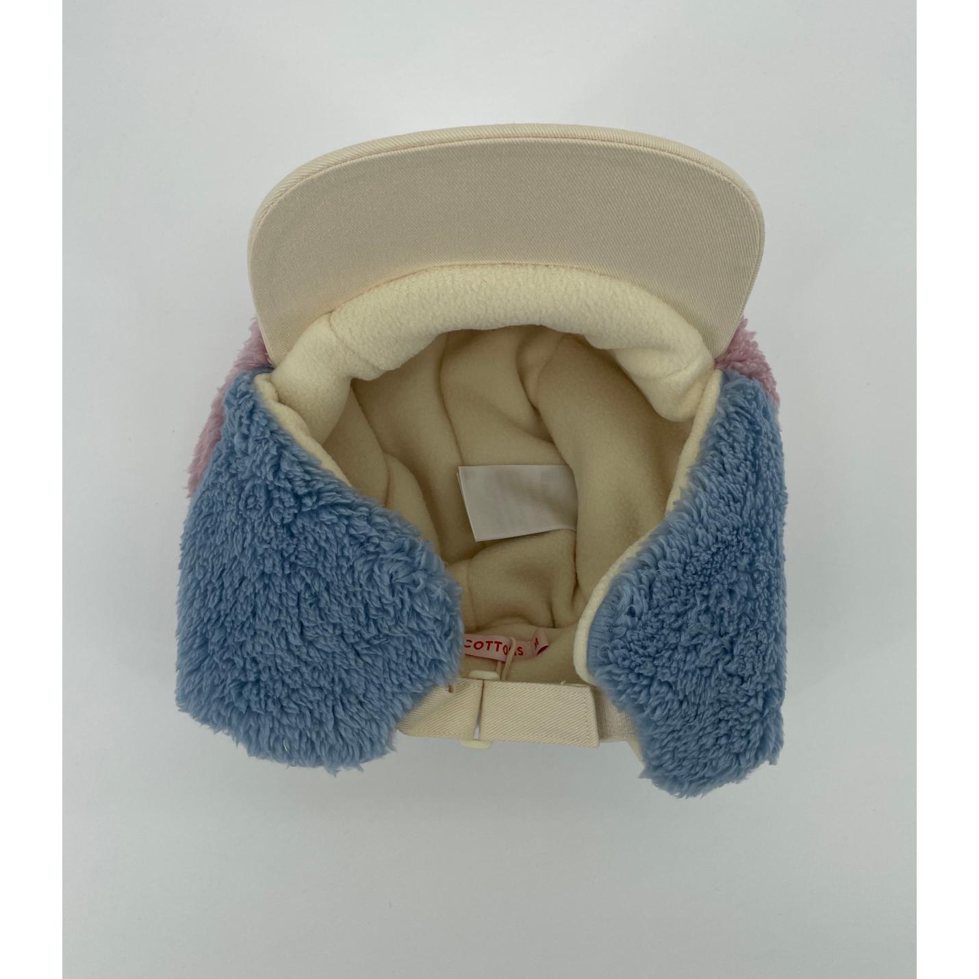 Muts Roze Lichtblauw Color Block Maat 2 - 5 Jaar; Afbeelding: 6