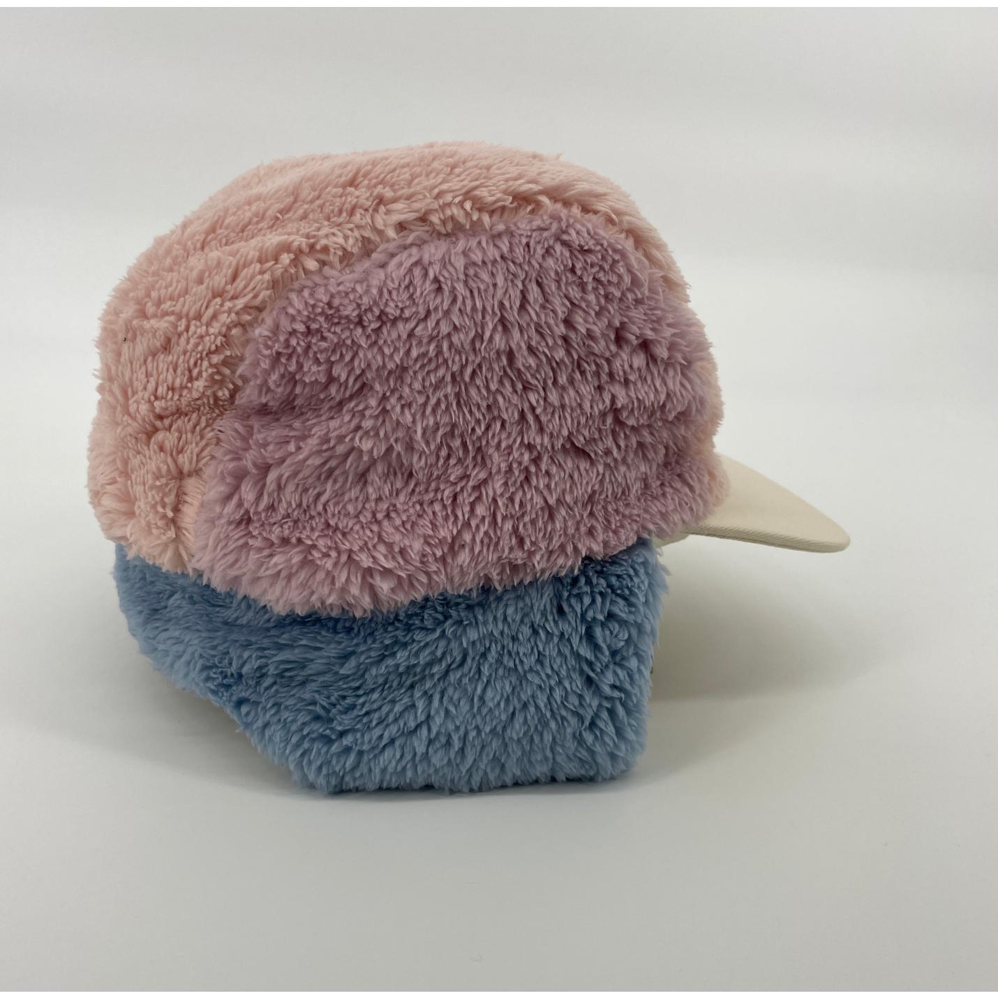 Muts Roze Lichtblauw Color Block Maat 2 - 5 Jaar; Afbeelding: 3