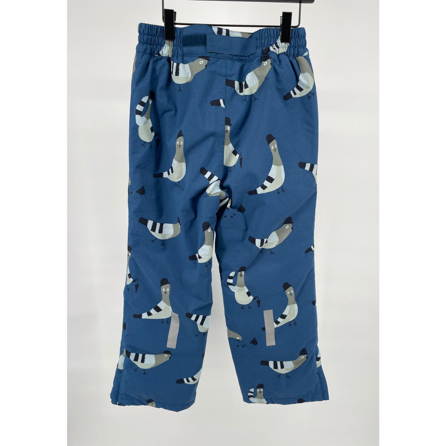 Sneeuwbroek Blauw Duiven Maat 140; Afbeelding: 2