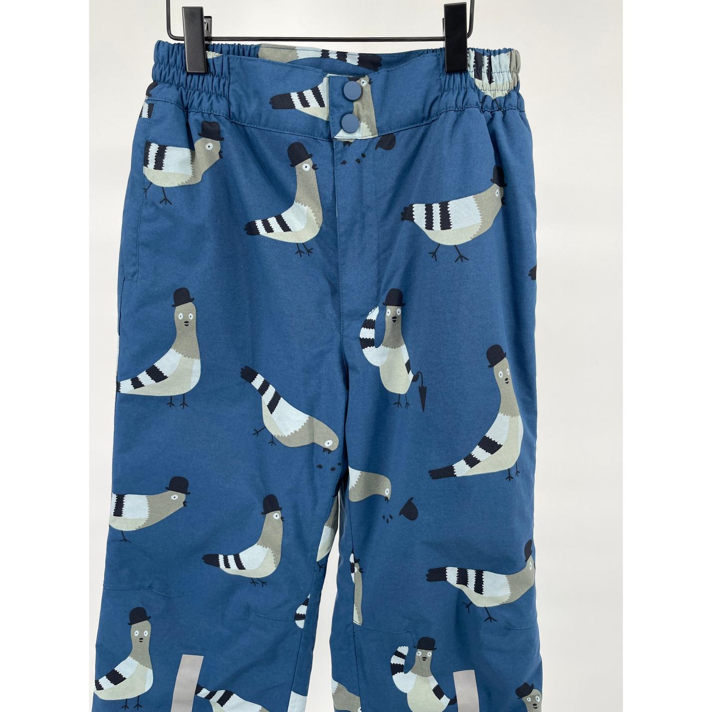 Sneeuwbroek Blauw Duiven Maat 140; Afbeelding: 3